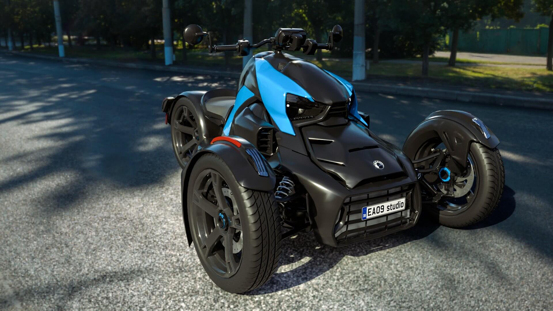 1920x1080 BRP Can Am Ryker 900 3D Model