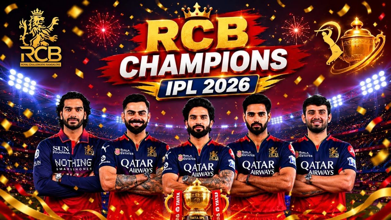 1280x720 RCB DEFEND THEIR TITLE IN STYLE. KOHLI FINISHES WITH SIX #cricket #live #ipllive #iplfinal