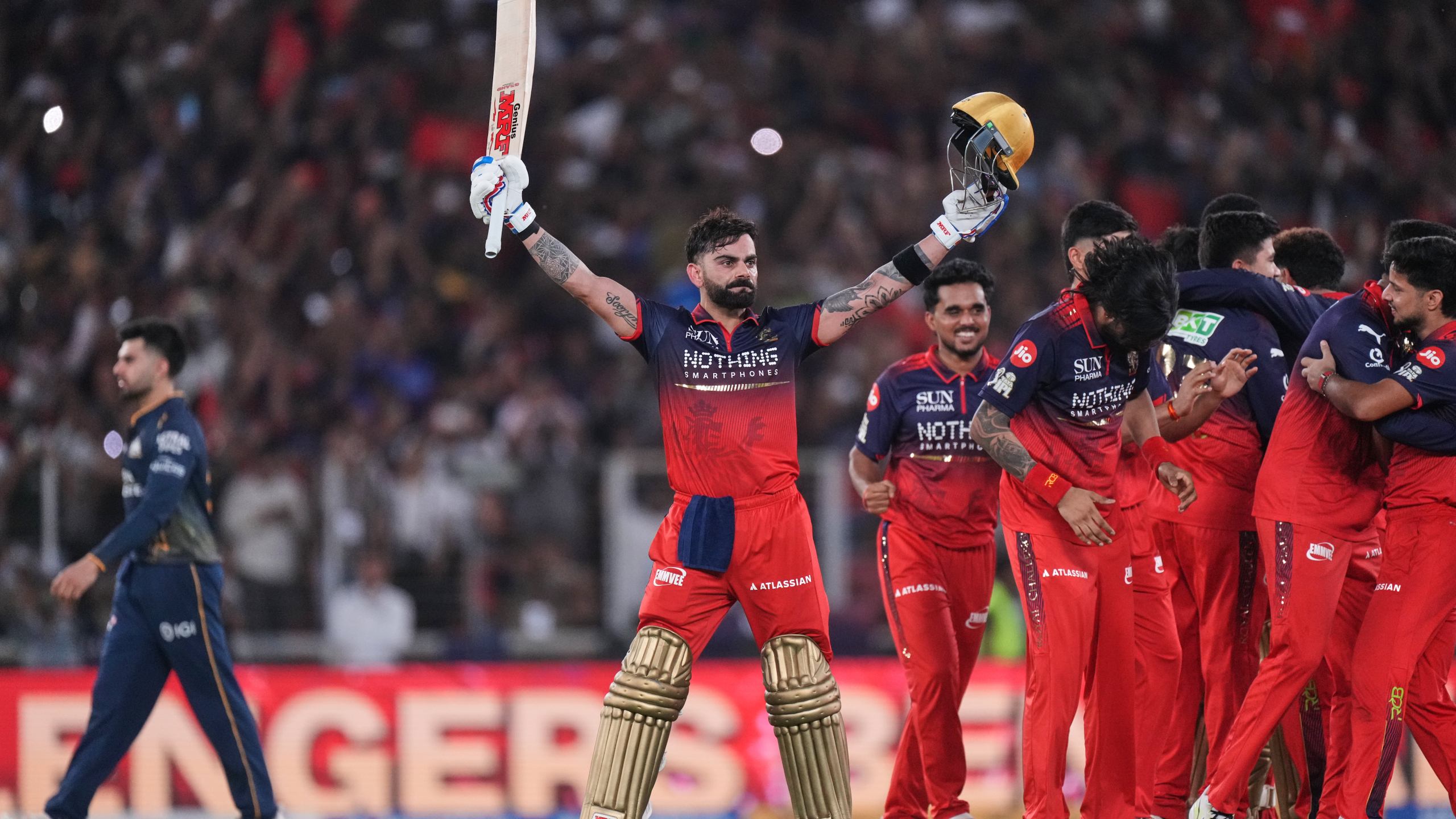 2560x1440 Kohli Leads Bengaluru To 5 Wicket Win Over Gujarat In Indian Premier League Final. KRQE News 13