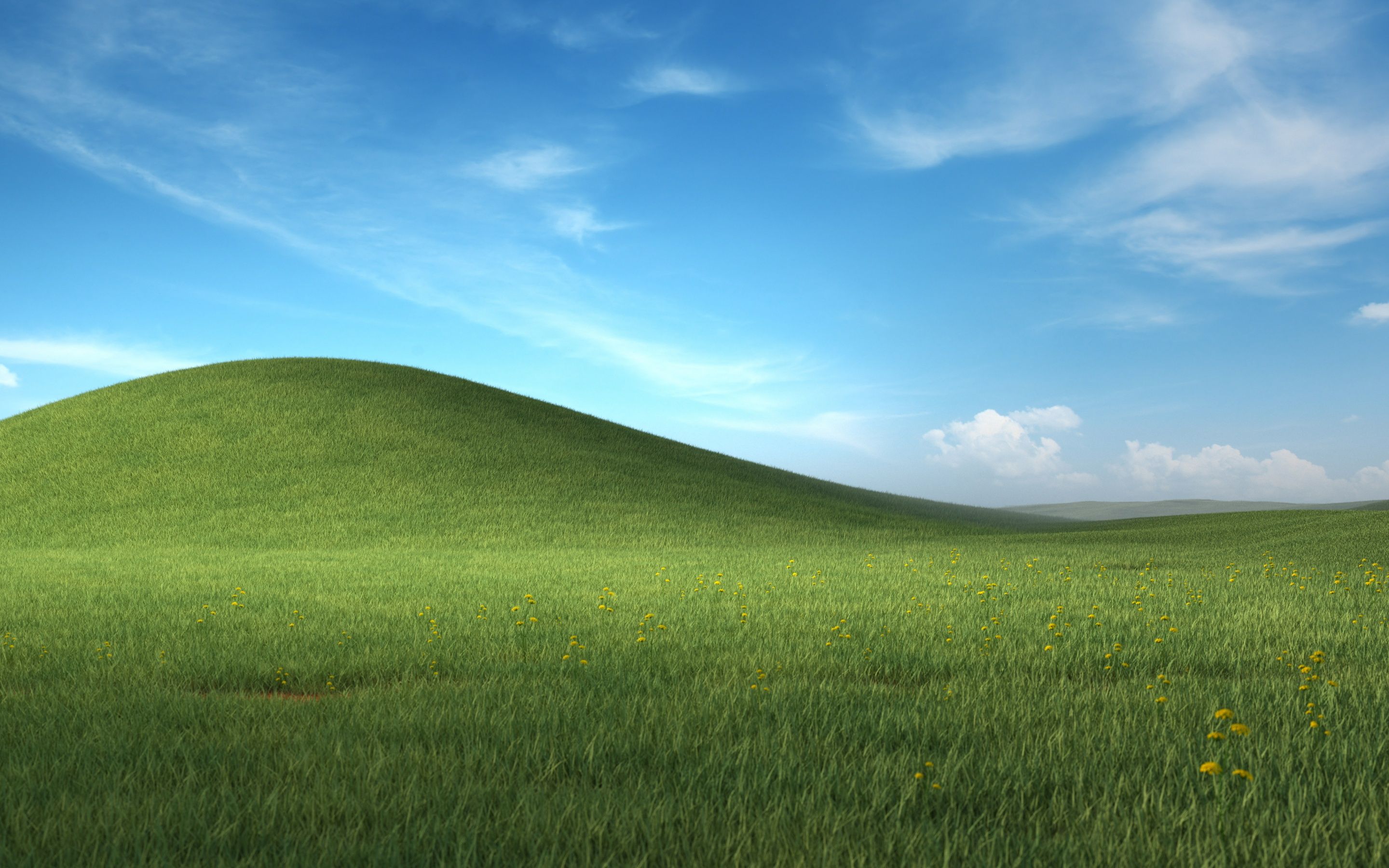 2880x1800 Nostalgic Windows XP Landscape 4K Wallpaper