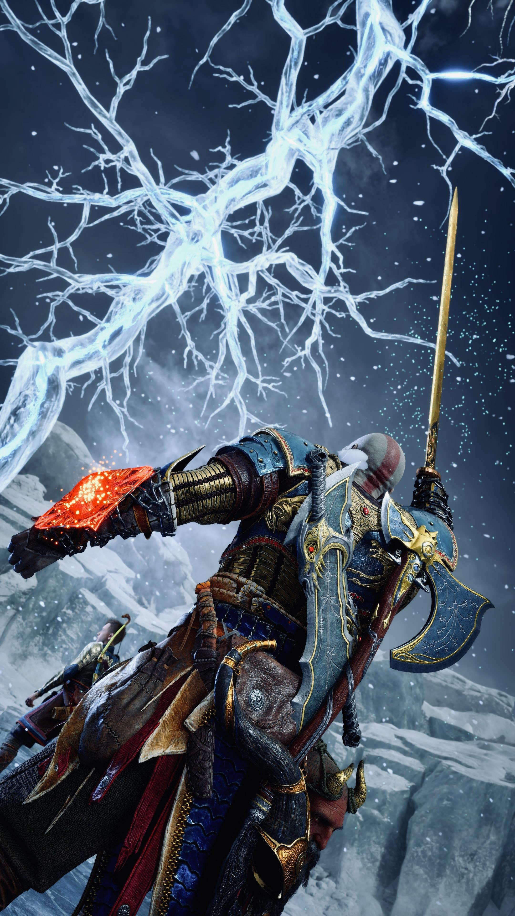 2160x3840 God Of War Ragnarok 4k Phone Wallpaper