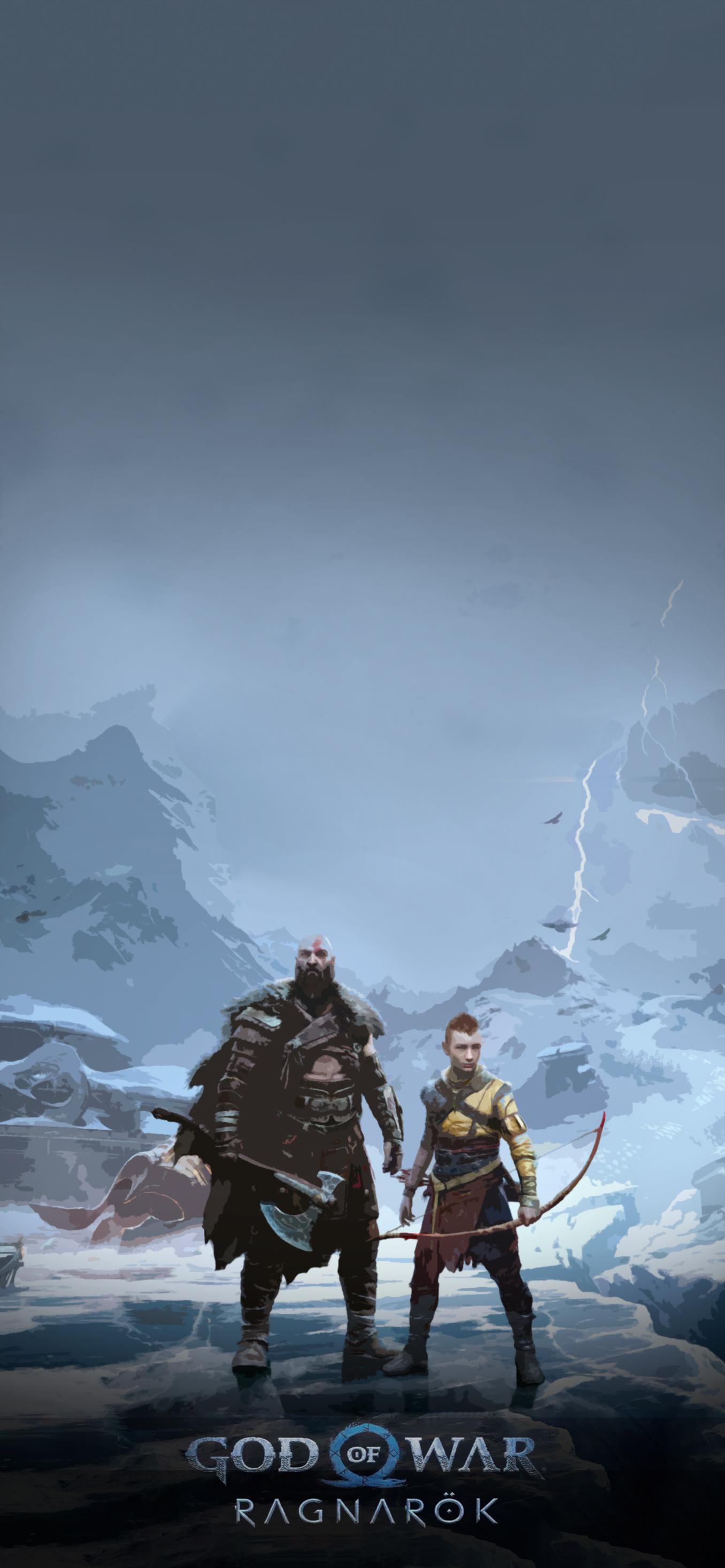 1356x2934 God Of War Ragnarok 4k Phone Wallpaper