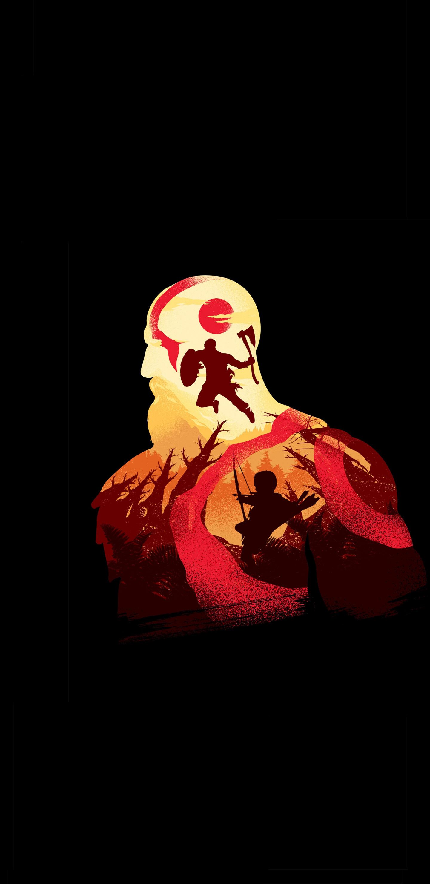 1440x2960 God of War: Ragnarok Wallpaper