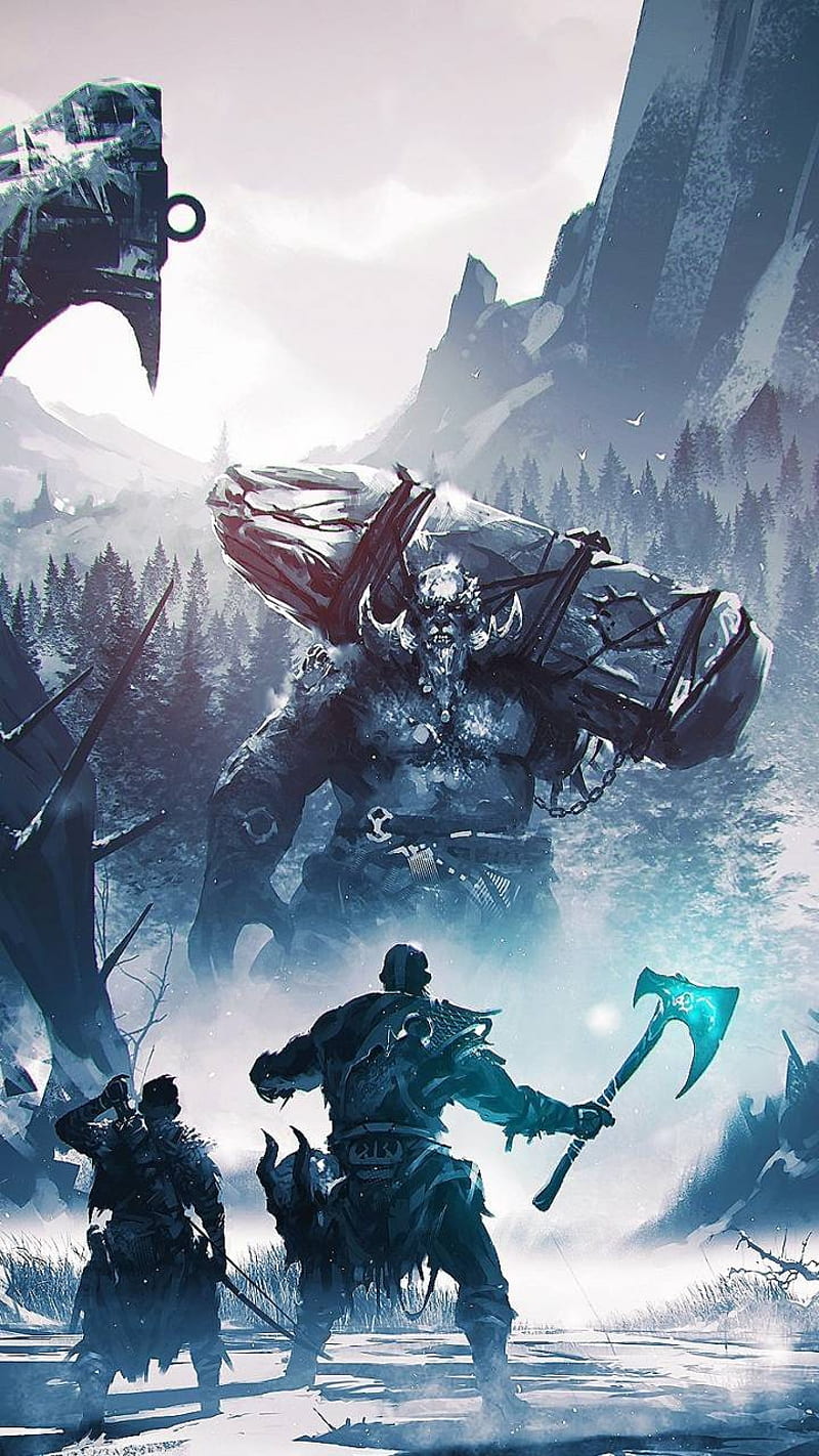800x1422 God Of War, dragon, world, HD phone wallpaper