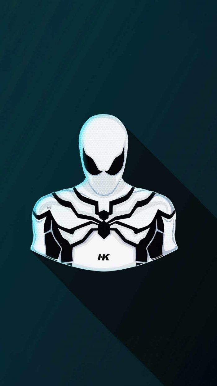 700x1244 Spider Man 2099 White Suit IPhone Wallpaper