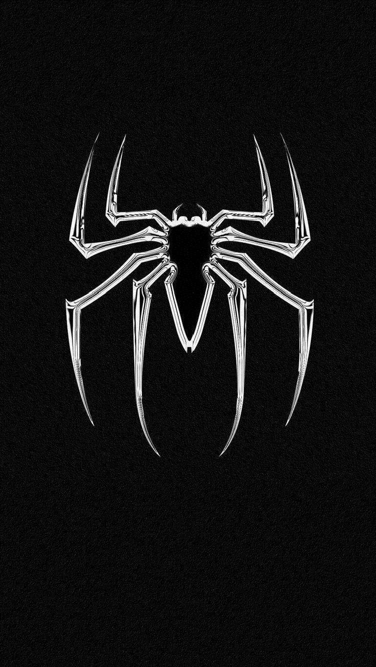 768x1360 Spider Man White Wallpaper