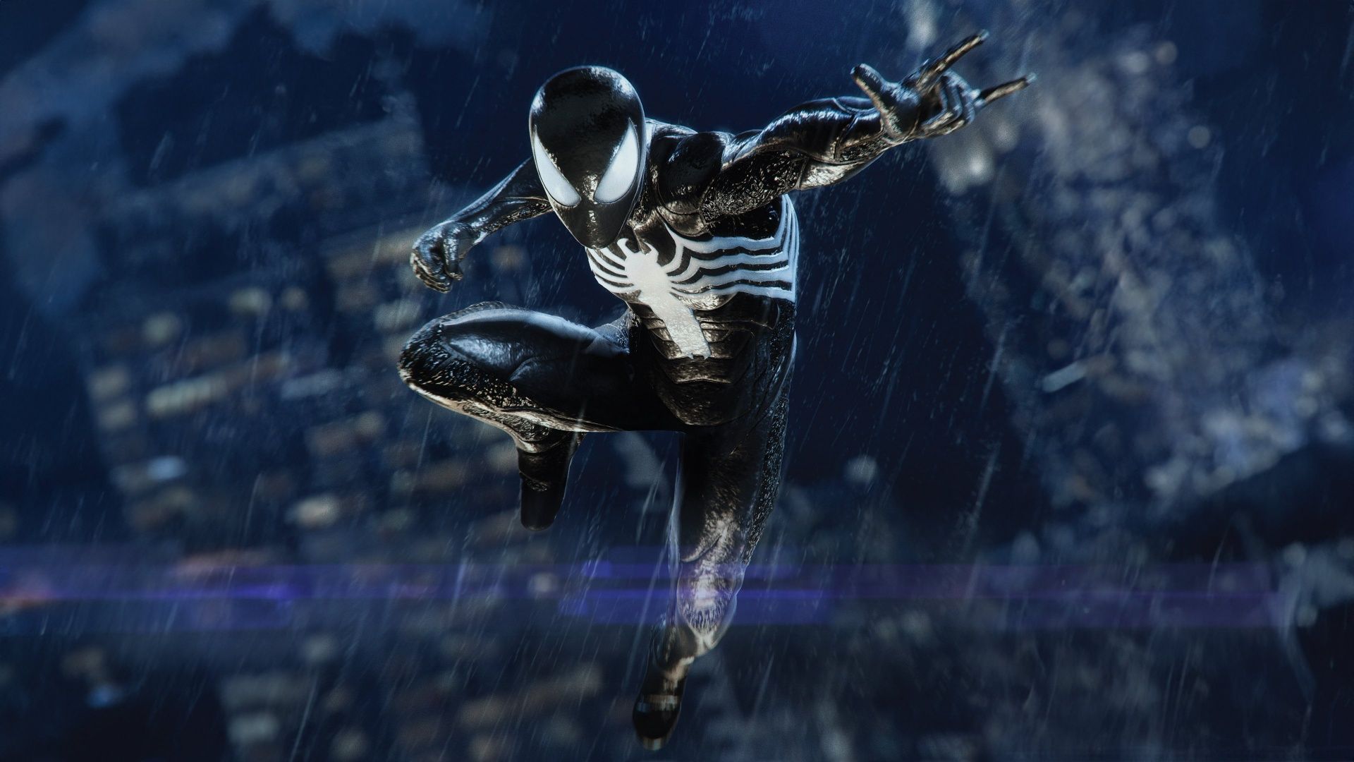 1920x1080 Symbiote Wallpaper 4K, Spider Man