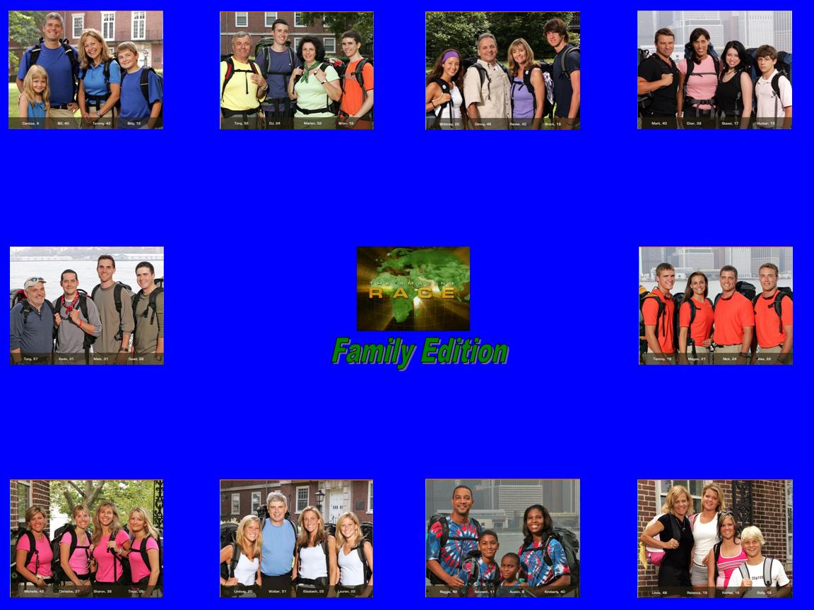 1152x864 Mort's Hobbies -> Reality TV -> Downloads -> The Amazing Race Family Edition Wallpaper