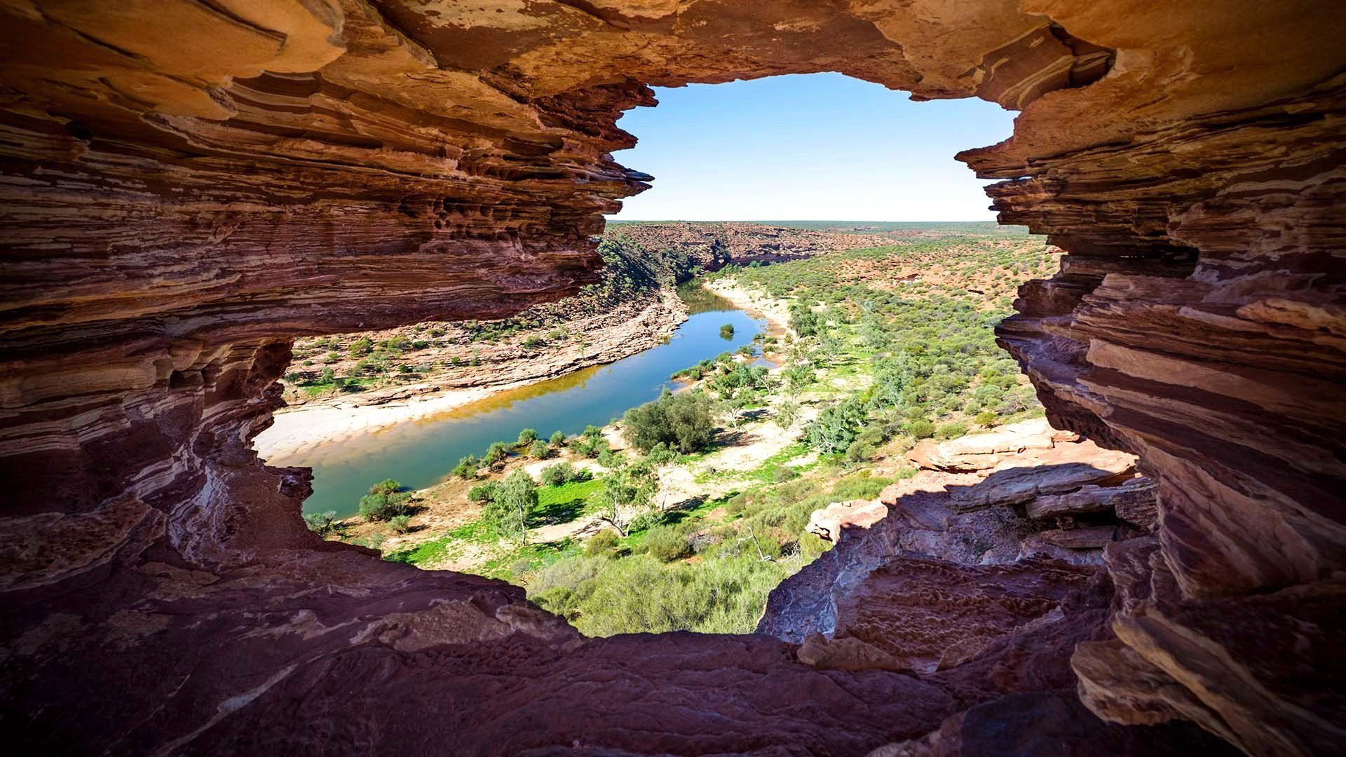 1920x1080 river, Rock, Australia, National park, Mountains, Nature Wallpaper HD / Desktop and Mobile Background