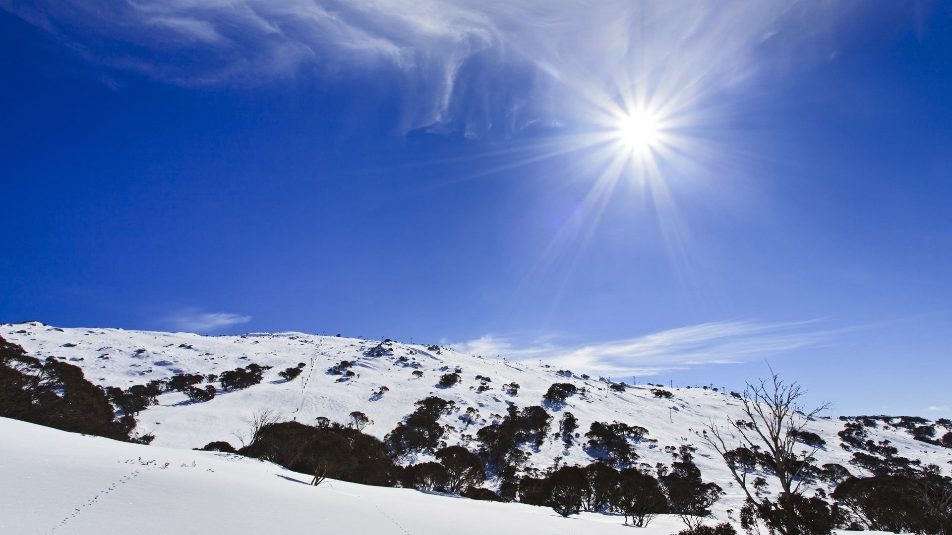 1920x1080 The Snowy Mountains Is A Year Round Attraction