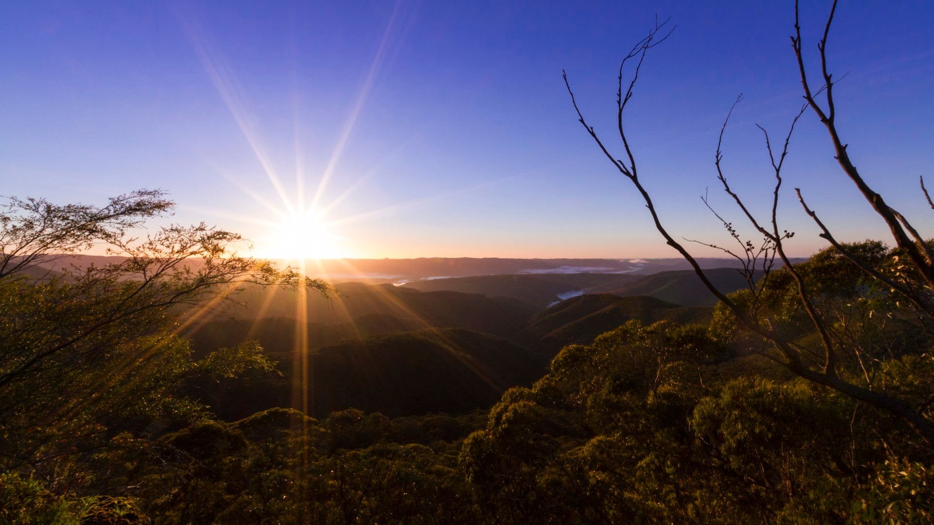 1920x1080 The Extraordinary Blue Mountains in Australia