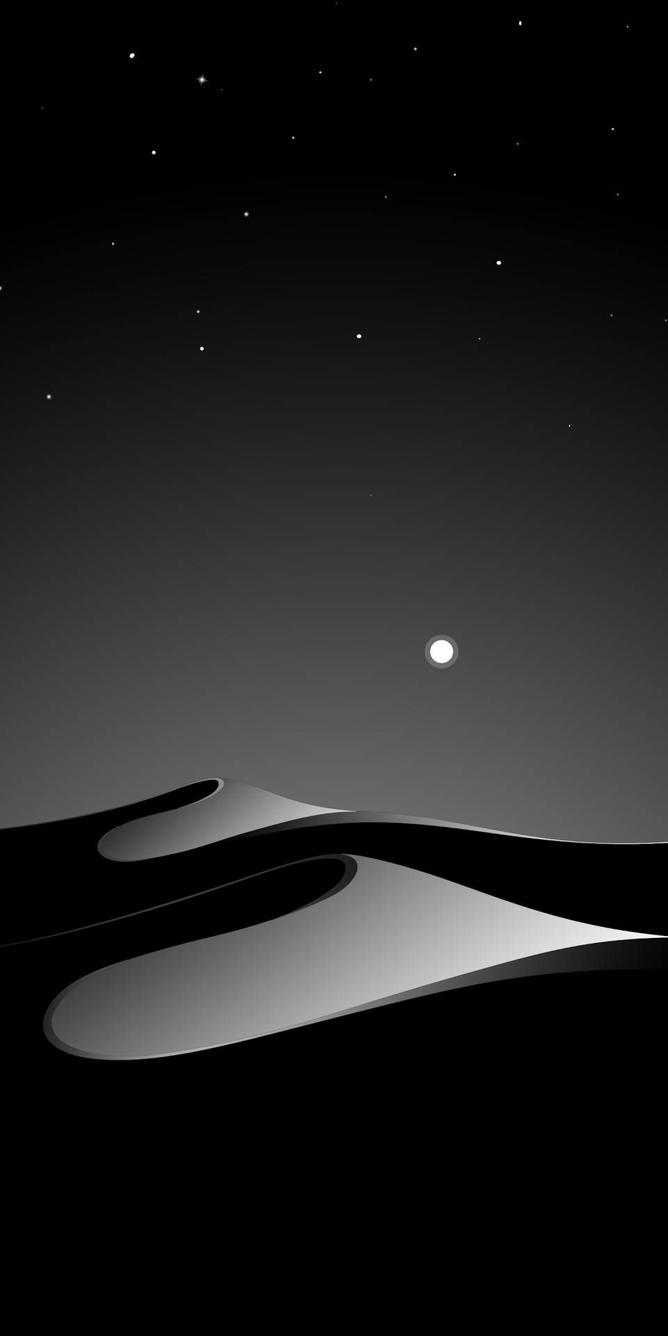 960x1920 Download Dunes Black And Grey iPhone Wallpaper