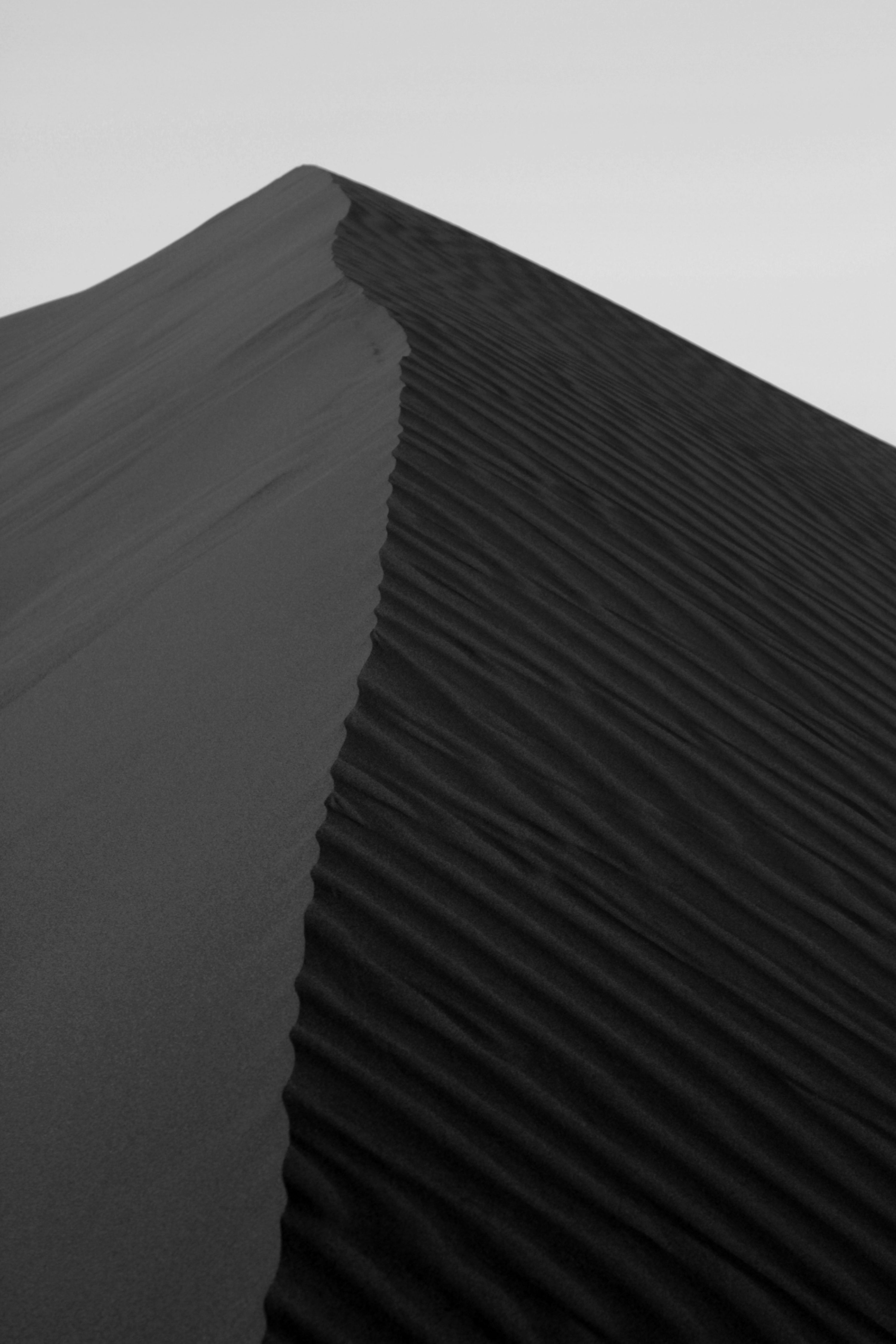 3000x4500 A black and white photo of a sand dune photo