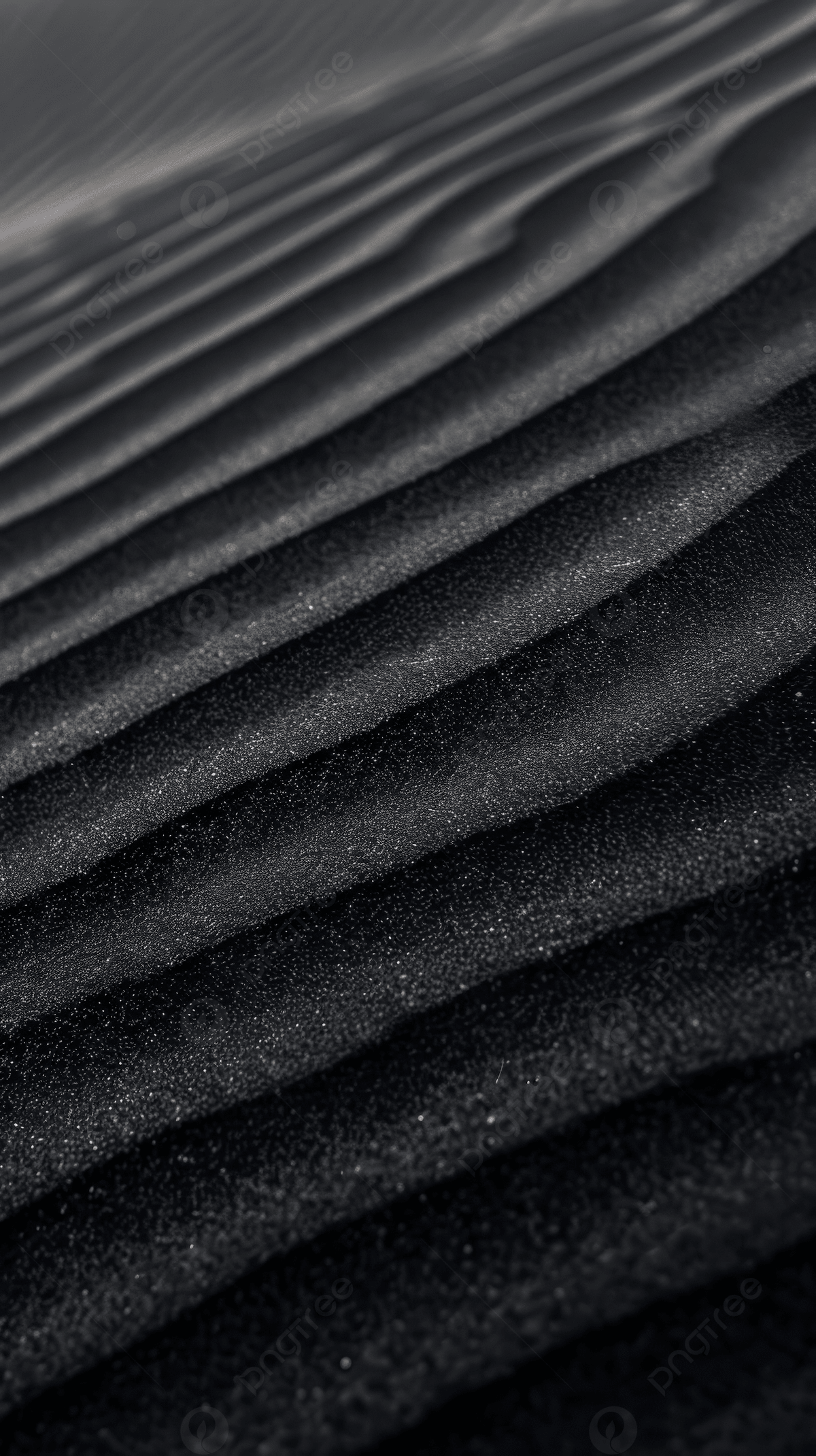 1200x2141 A Black Sand Dune In Smooth Wave Pattern Background Wallpaper Image For Free Download