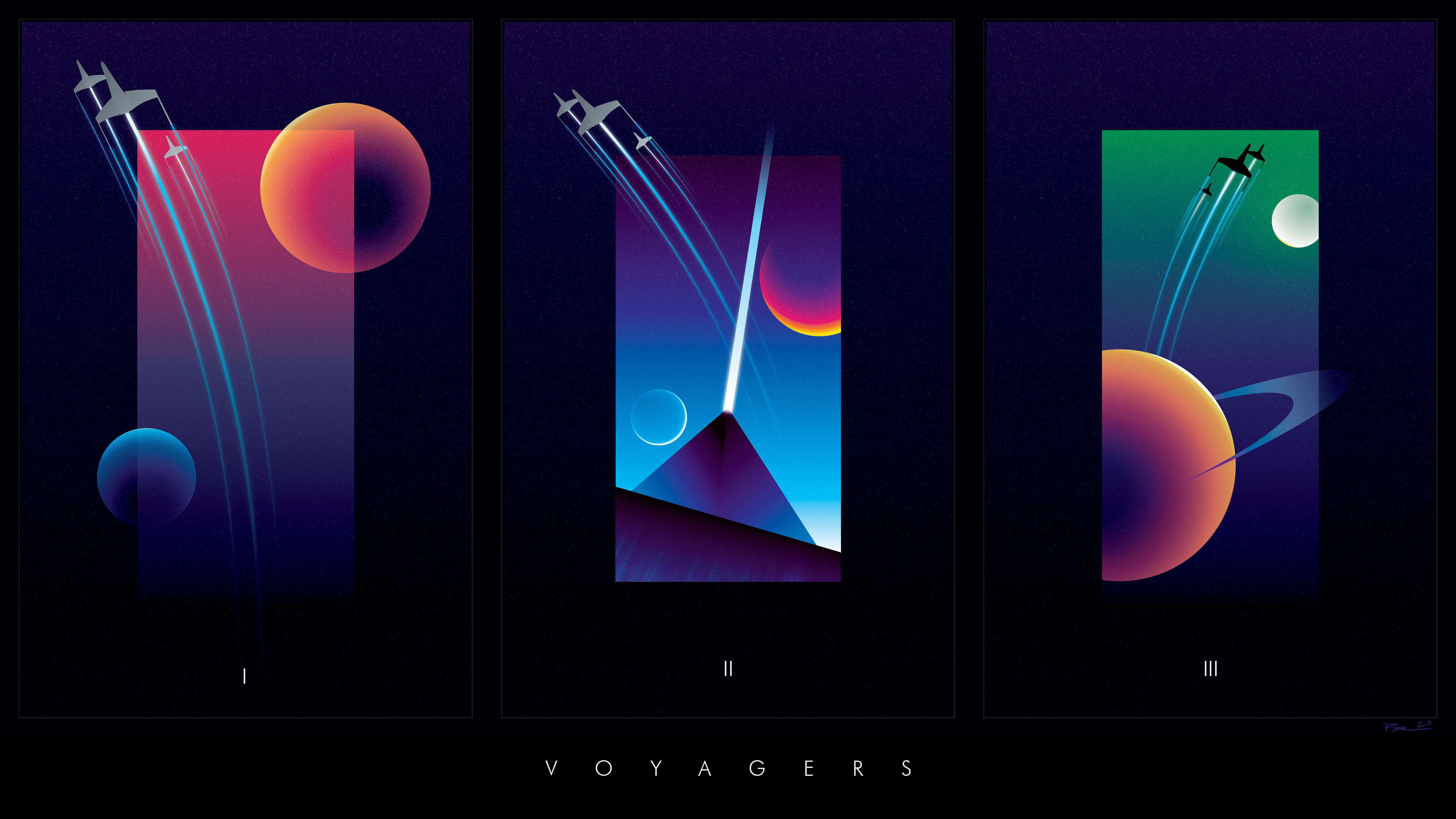 3840x2160 Voyagers (Complete Set) Desktop Wallpaper