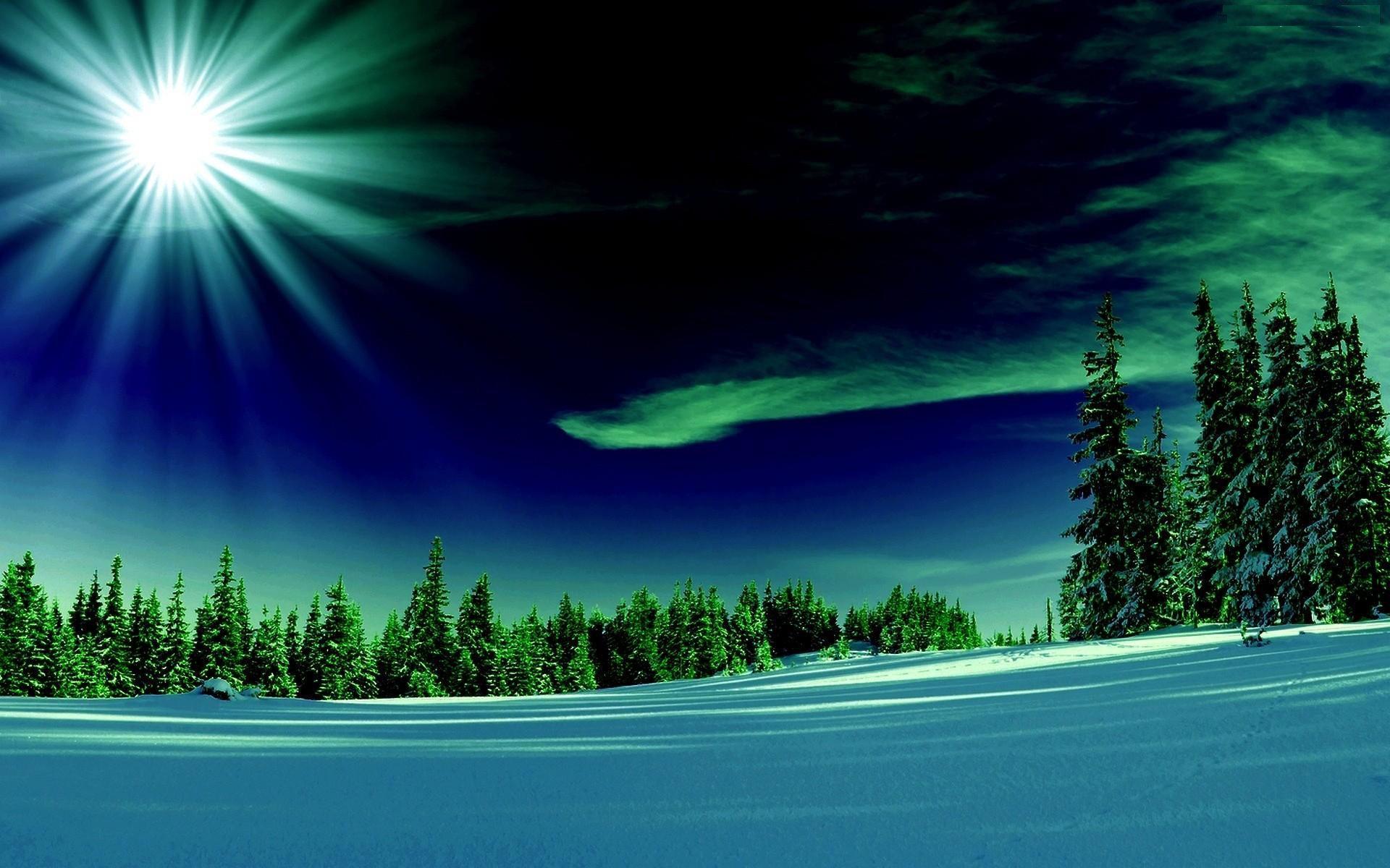 1920x1200 Wintersun Wallpaper