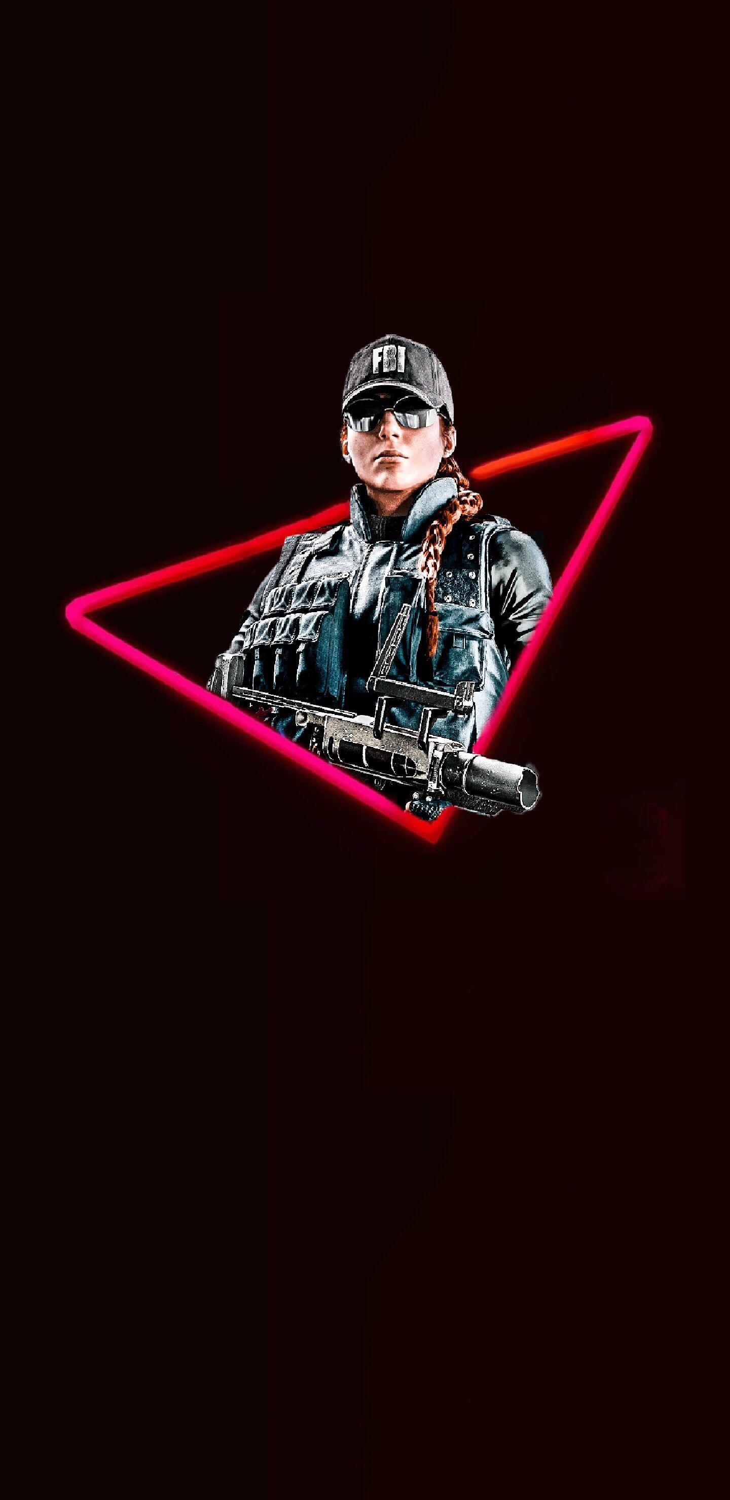 1440x2960 rainbowsix siege mobile wallpaper(Ash)