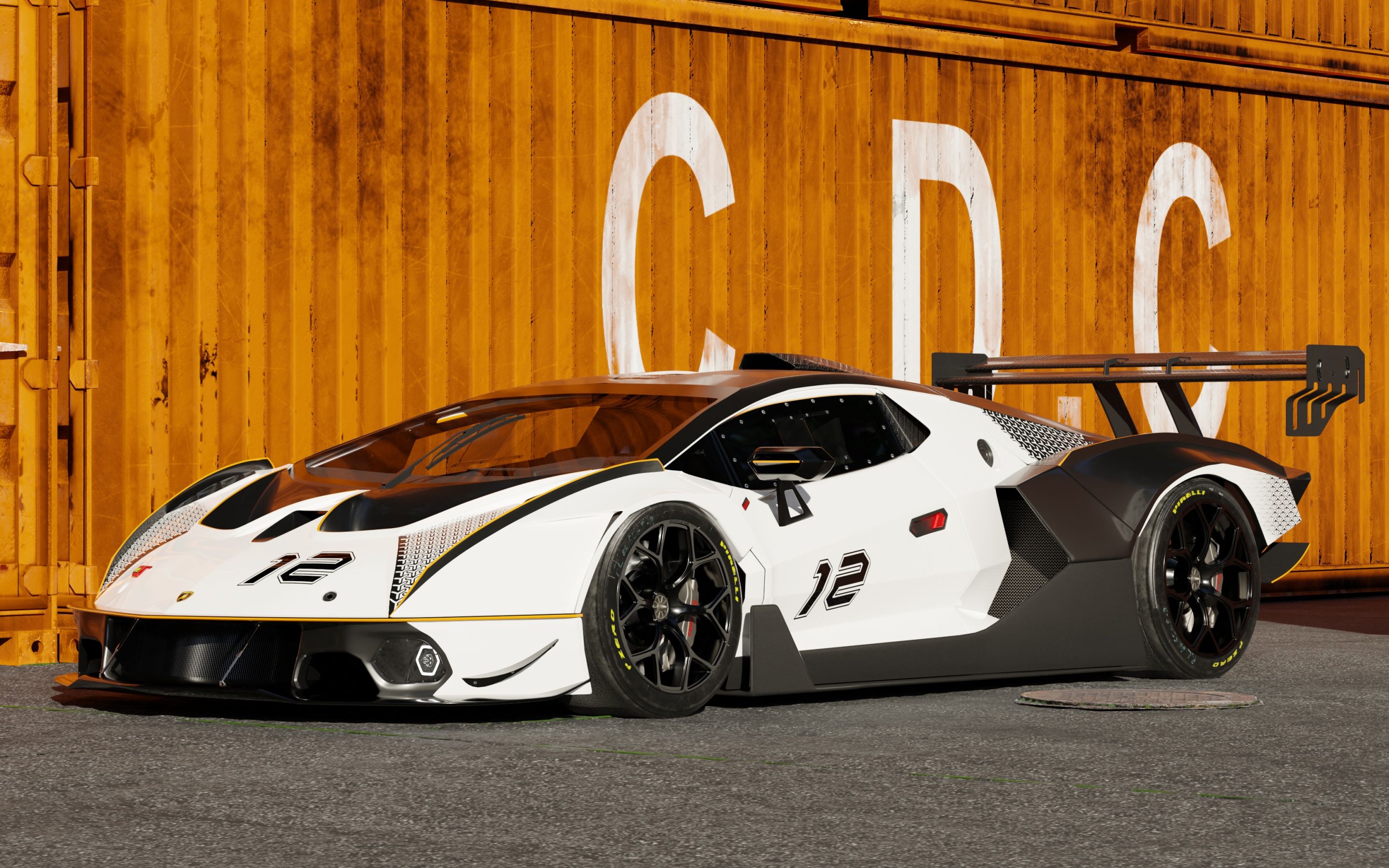 2880x1800 Lamborghini Essenza SCV12 Wallpaper 4K, CGI, Track cars