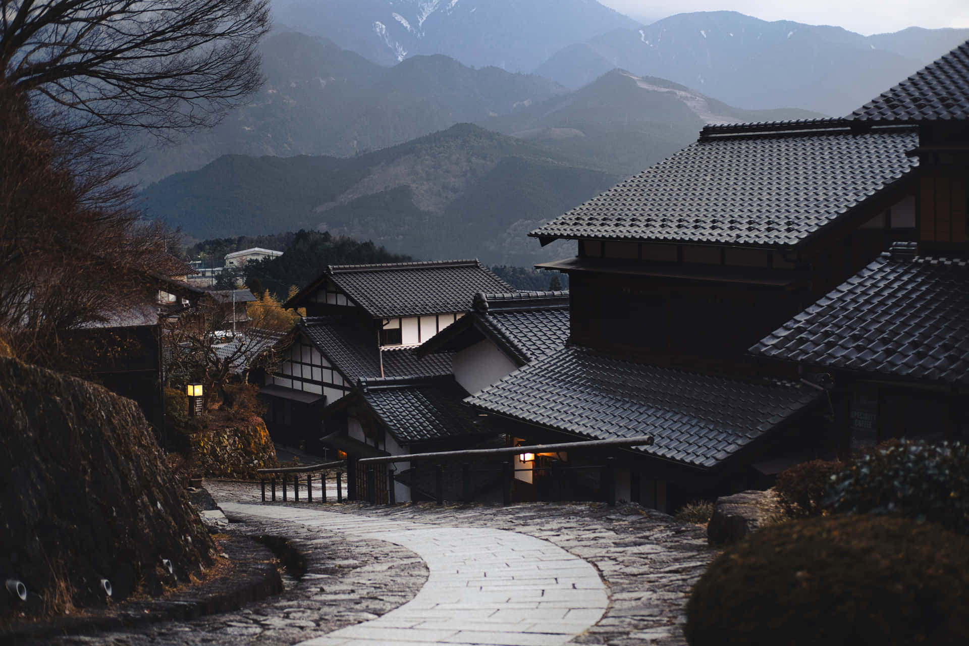 1920x1280 Download Traditional Aesthetic Village Japanese Houses Wallpaper