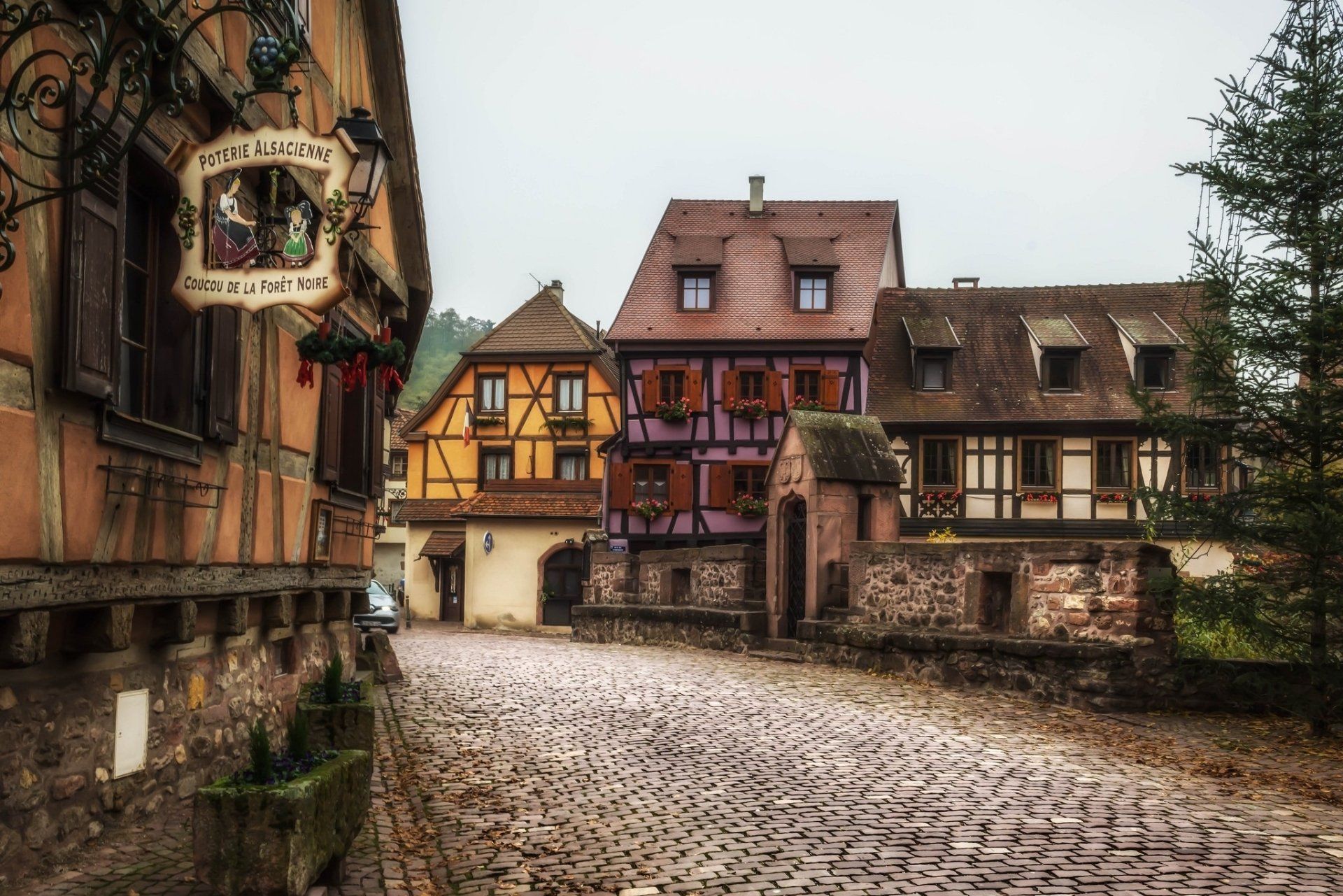 1920x1281 Download Alsace France Kaysersberg Man Made Village HD Wallpaperx1366