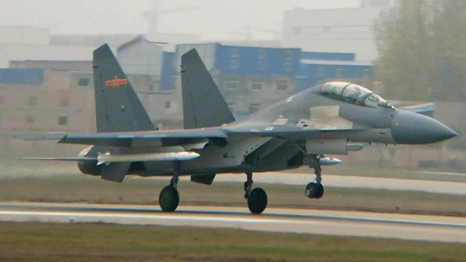 1920x1080 Shadowy New Missile Appears Under The Wings Of Chinese J 16 Fighter