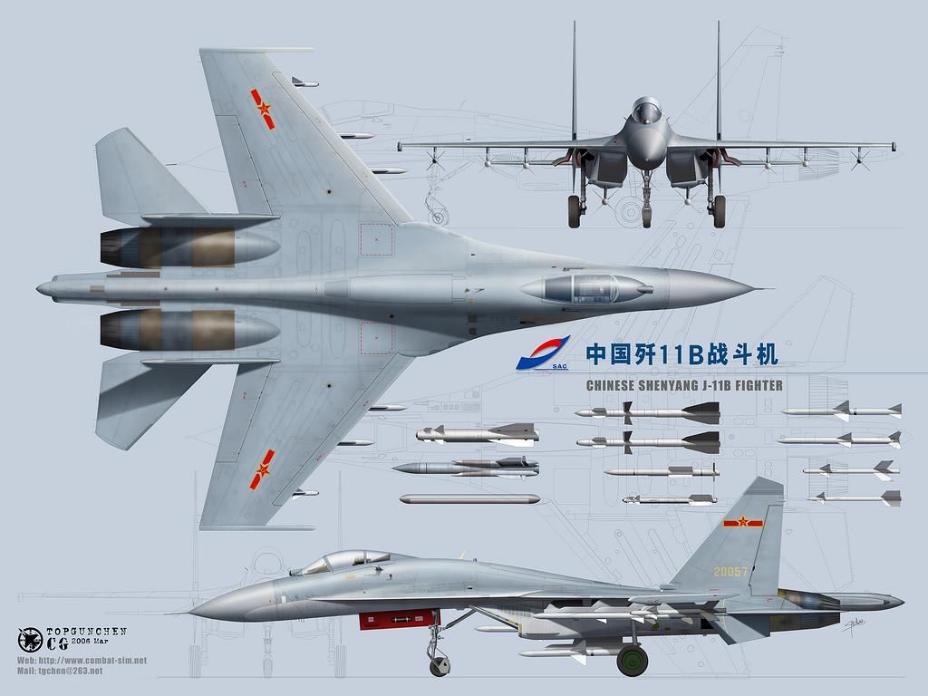 1024x768 Shenyang J 11 Wallpaper