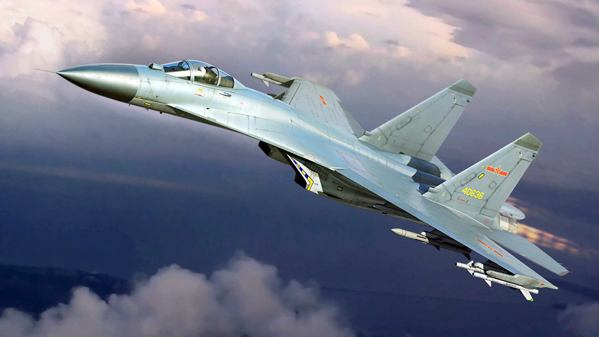 1920x1080 Wallpaper Shenyang, AIR FORCE CHINA, J 11B, Chinese Multi Role Fighter For Mobile And Desktop, Section авиация, Resolution 1920x1080