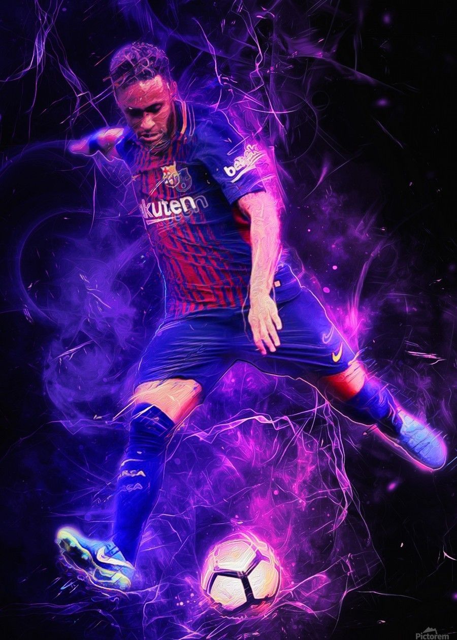 900x1260 Neymar Jr by Coolbits Artworks Wall Art