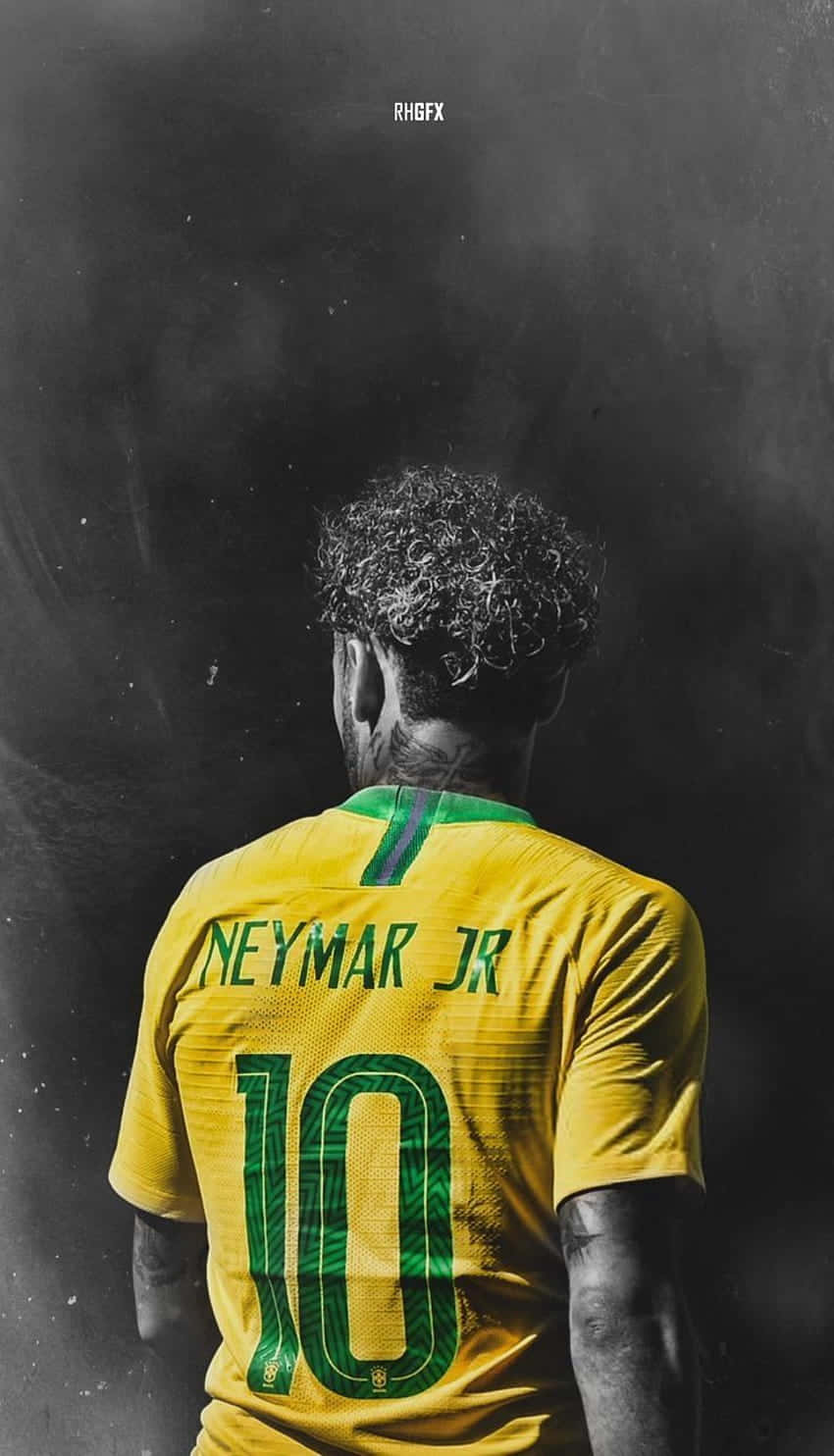 850x1484 Download Neymar celebrates with Team Brazil
