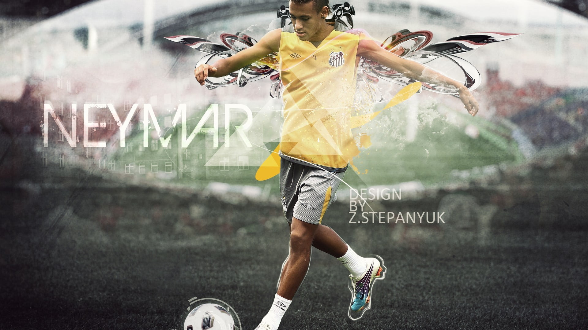 1920x1080 Neymar Jr., selective coloring, Neymar, Brazil, soccer HD wallpaper
