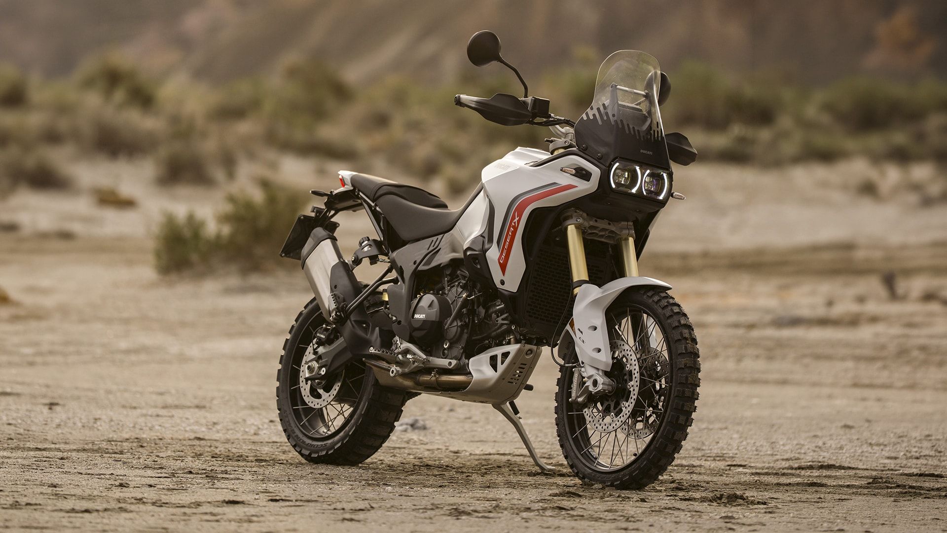 1920x1080 Ducati DesertX breaks cover with V2 engine