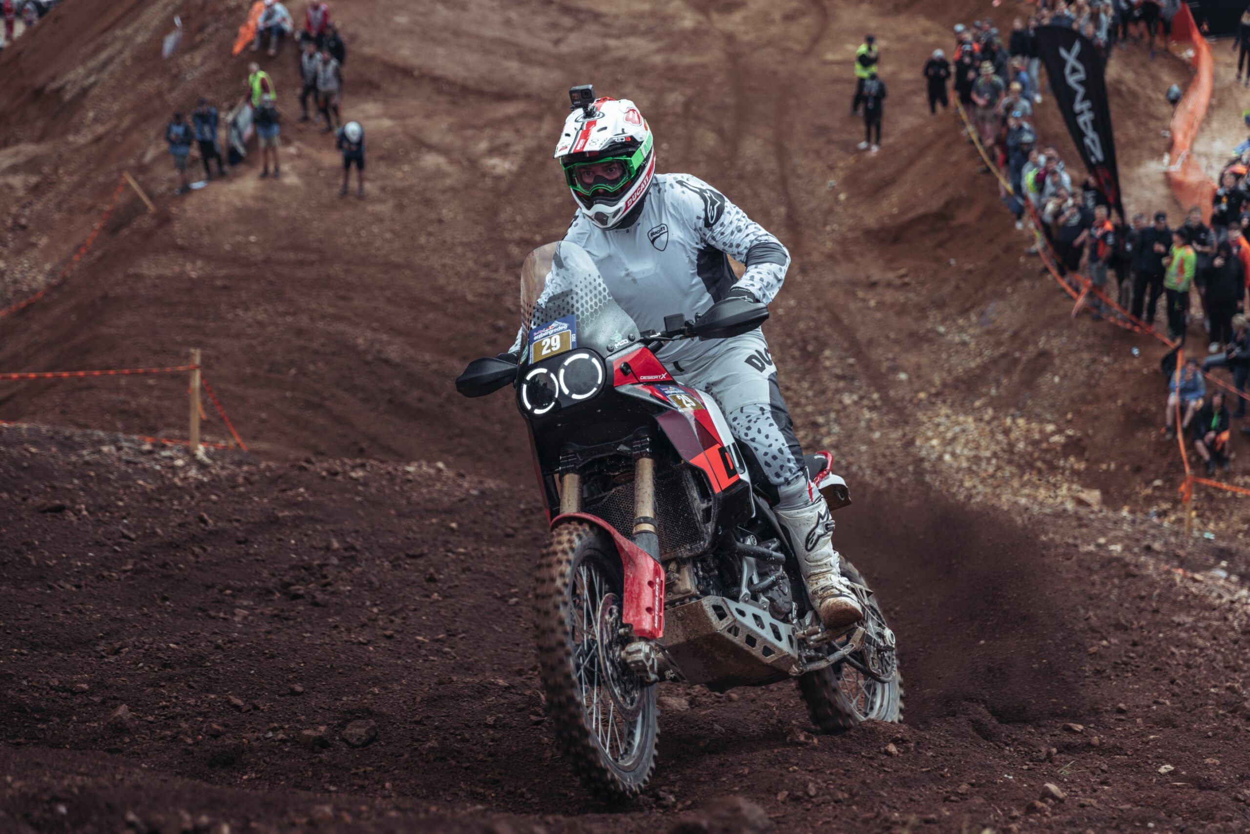2560x1708 Ducati Desert X Bags a Win at an Austrian Motocross Event