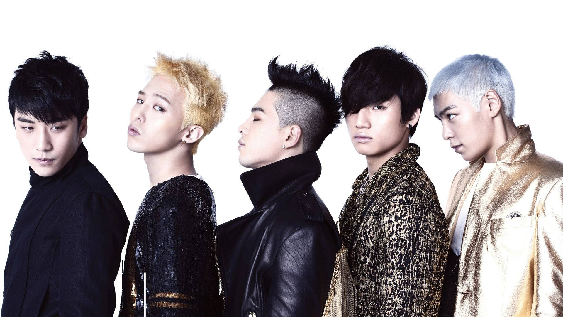 1920x1080 Download Bigbang K Pop Group Lined Up Wallpaper
