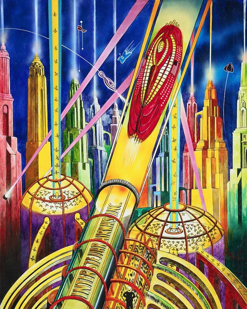 800x999 Retrofuturism Art Shows How People Of The Past Imagined The Future