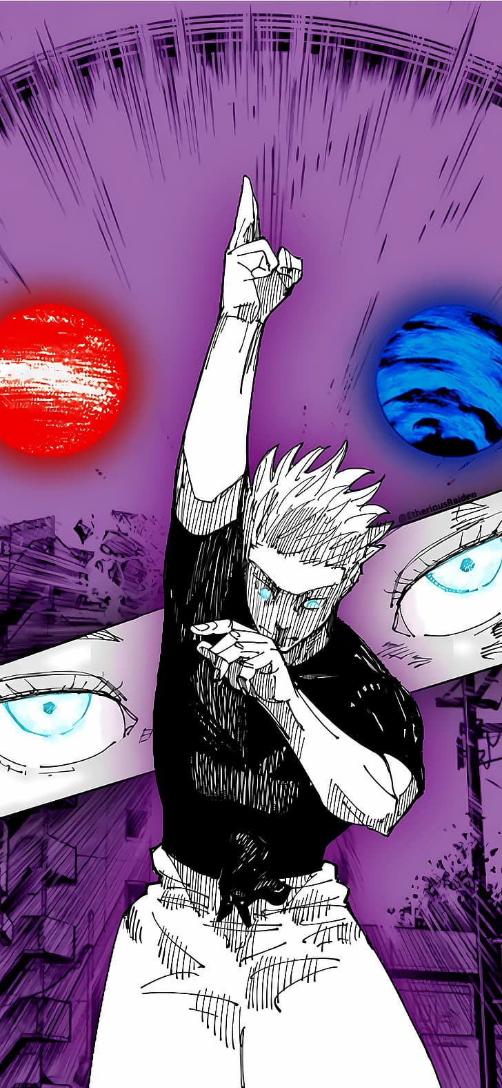 728x1576 Jujutsu Kaisen, Satoru Gojo, Ryomen Sukuna, HD wallpaper