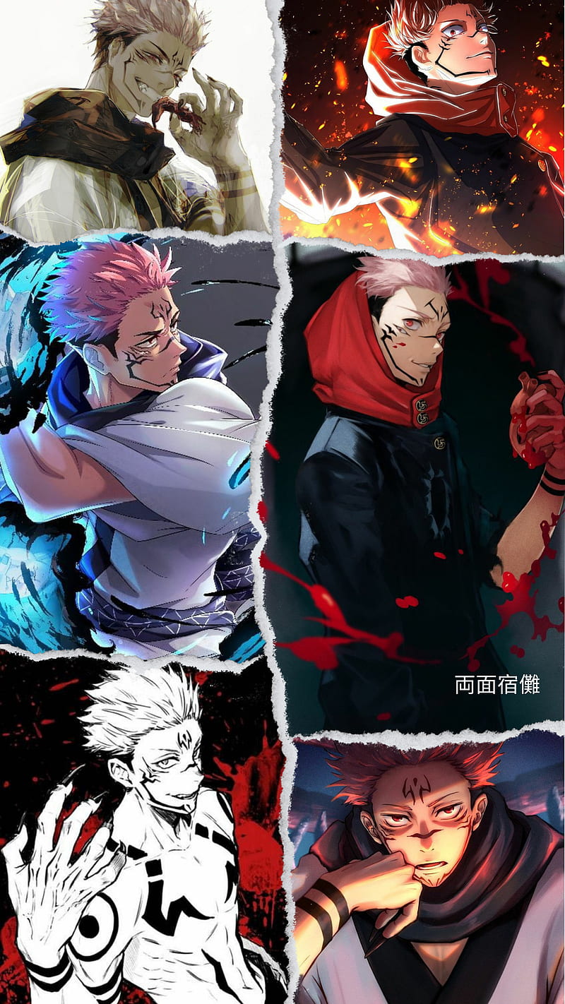 800x1422 Ryoumen Sukuna, anime, itadori, japan, jujutsu kaisen, king of curse, manga, HD phone wallpaper