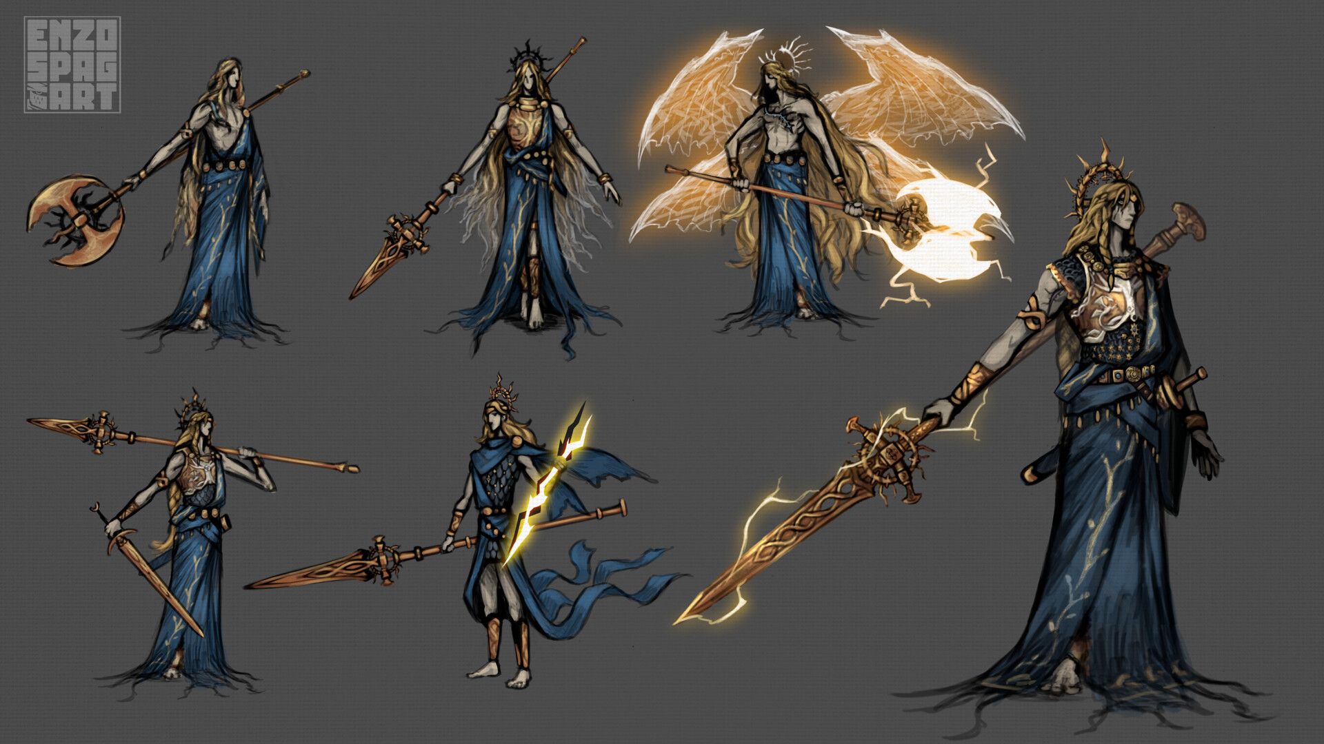 1920x1080 Enzo Spagnuolo (enzospagart), Prince of Death (Elden Ring fan design)
