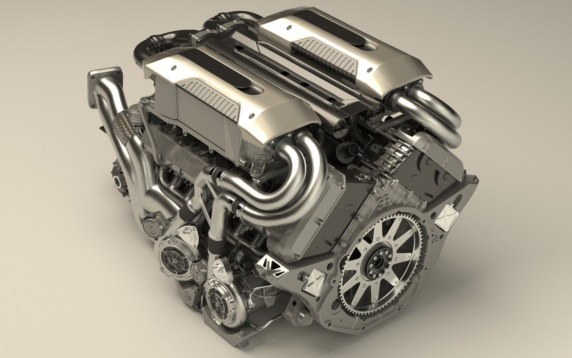 1920x1200 Johann delestree W16 Engine (Chiron)