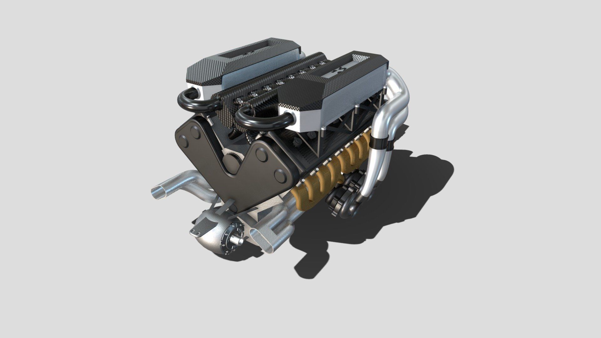 1920x1080 Bugatti W16 Engine model by Vision_Desings [c1f84ae]