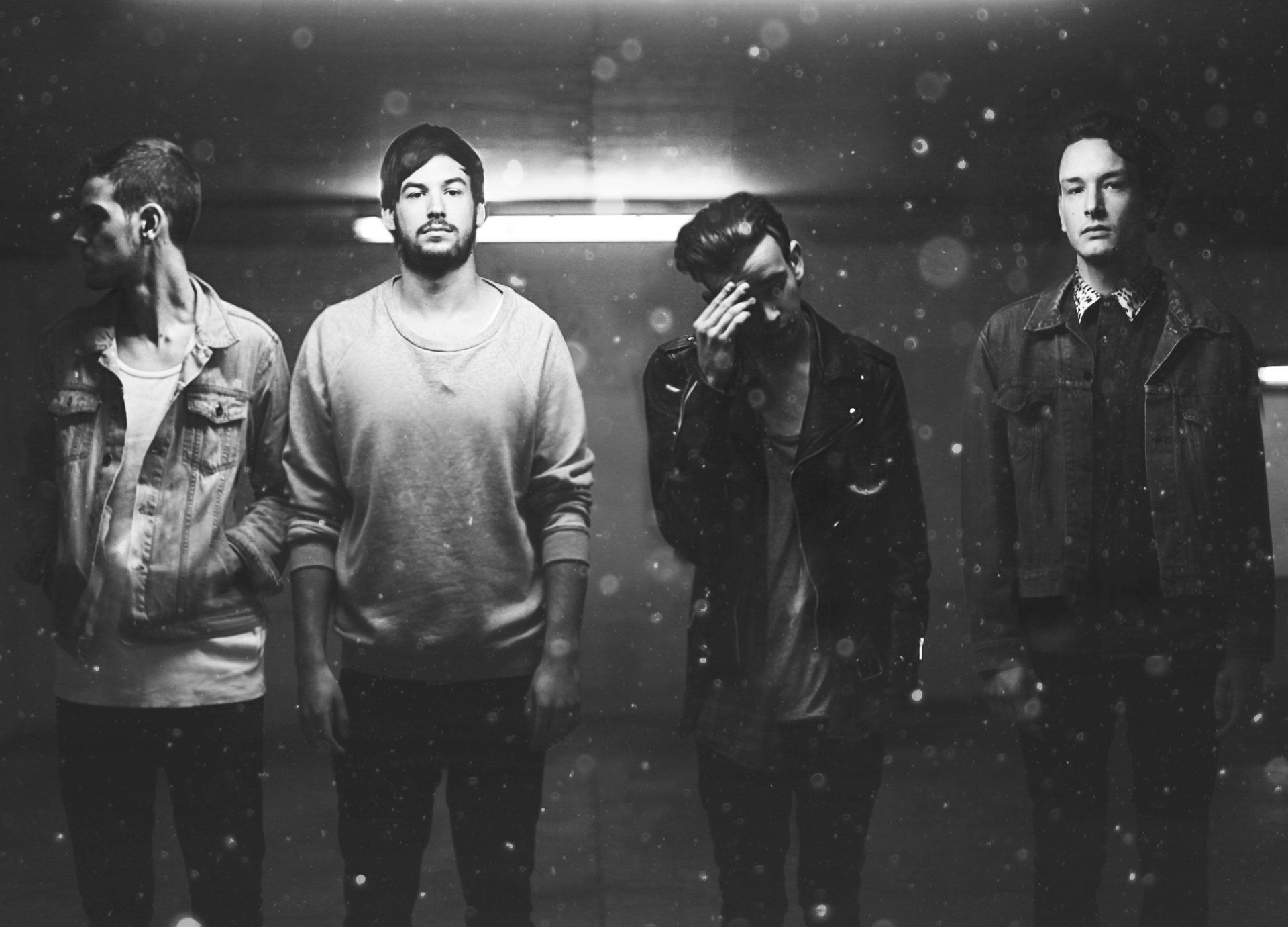 1920x1381 The 1975 Band Monochrome HD Wallpaperx1439