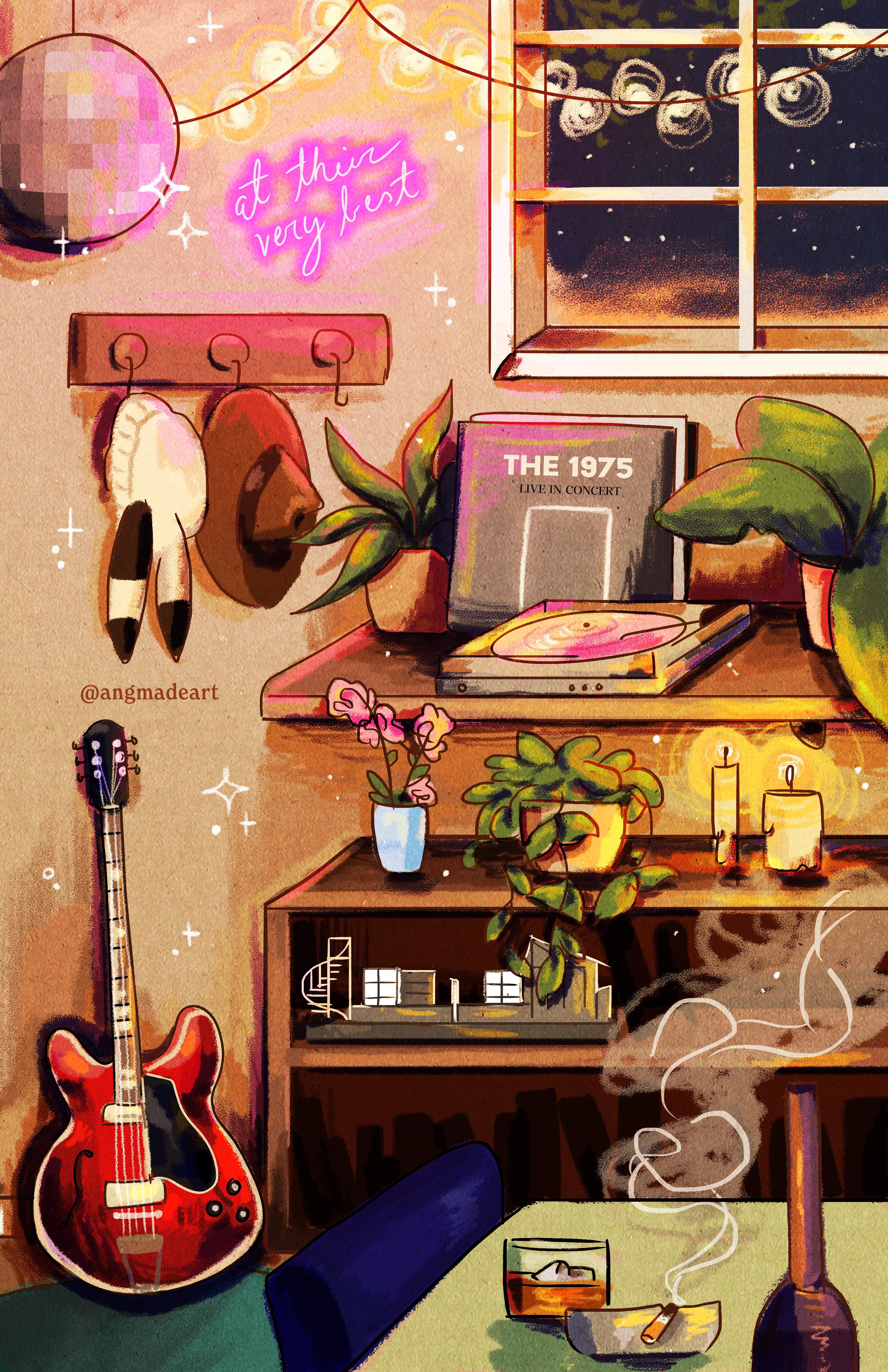 3300x5100 Little Tribute Illustration For The Band Bc Post Concert Sadness Is Bittersweet :')