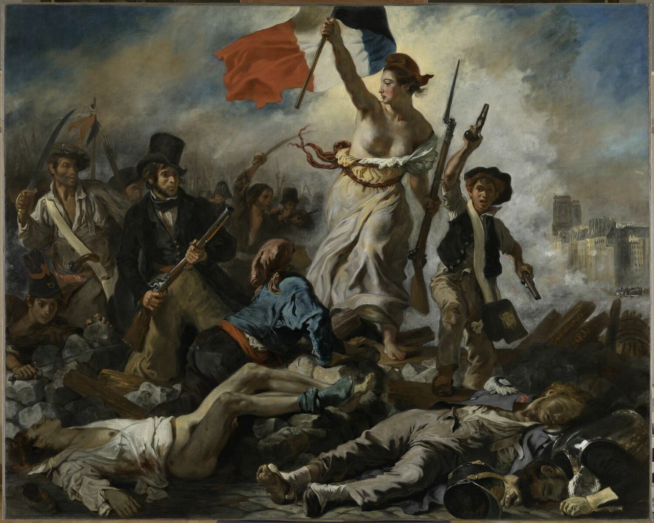 1280x1024 Liberty Leading the People': Restoration of a Rousing Symbol