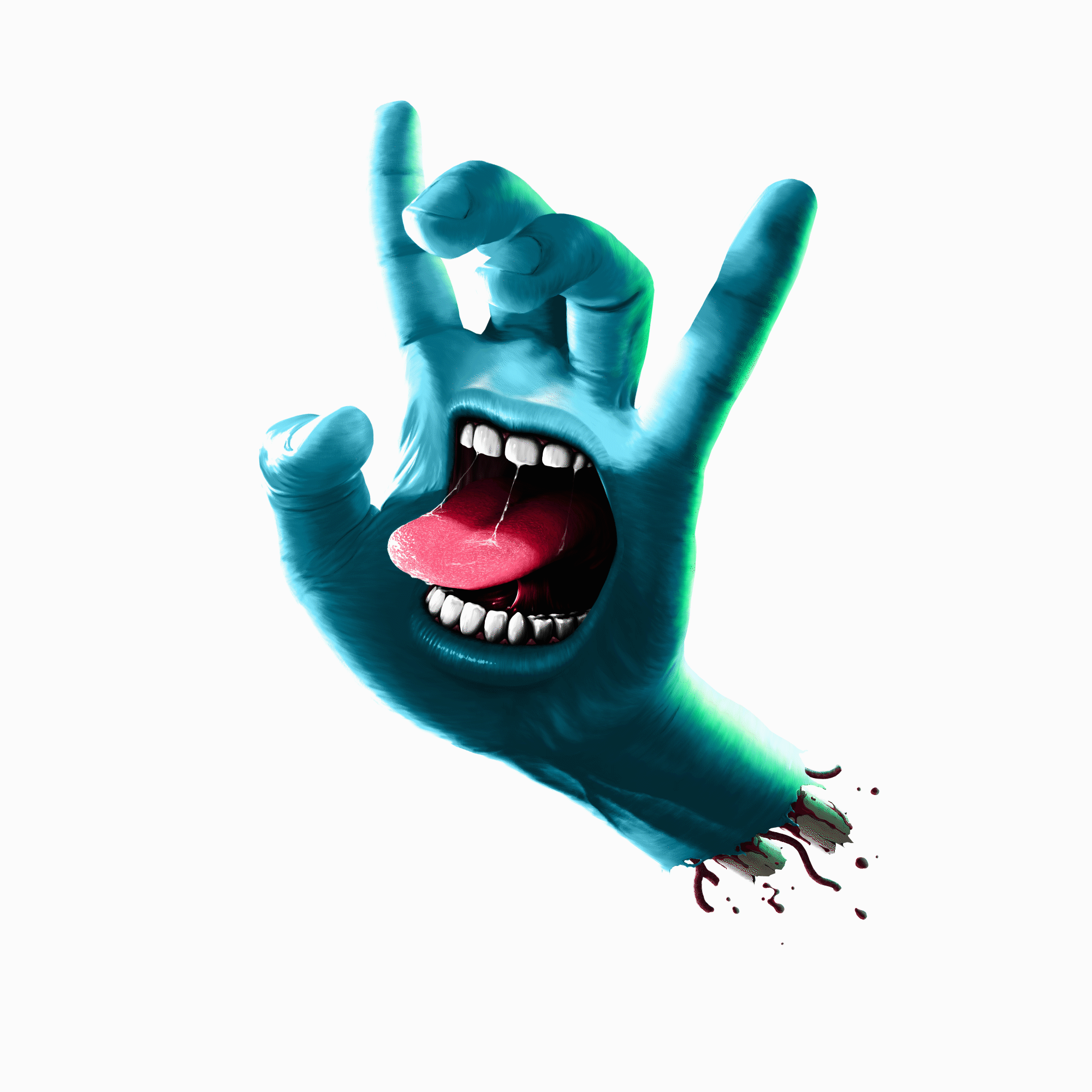 2000x2000 The Screaming Hand - Behance