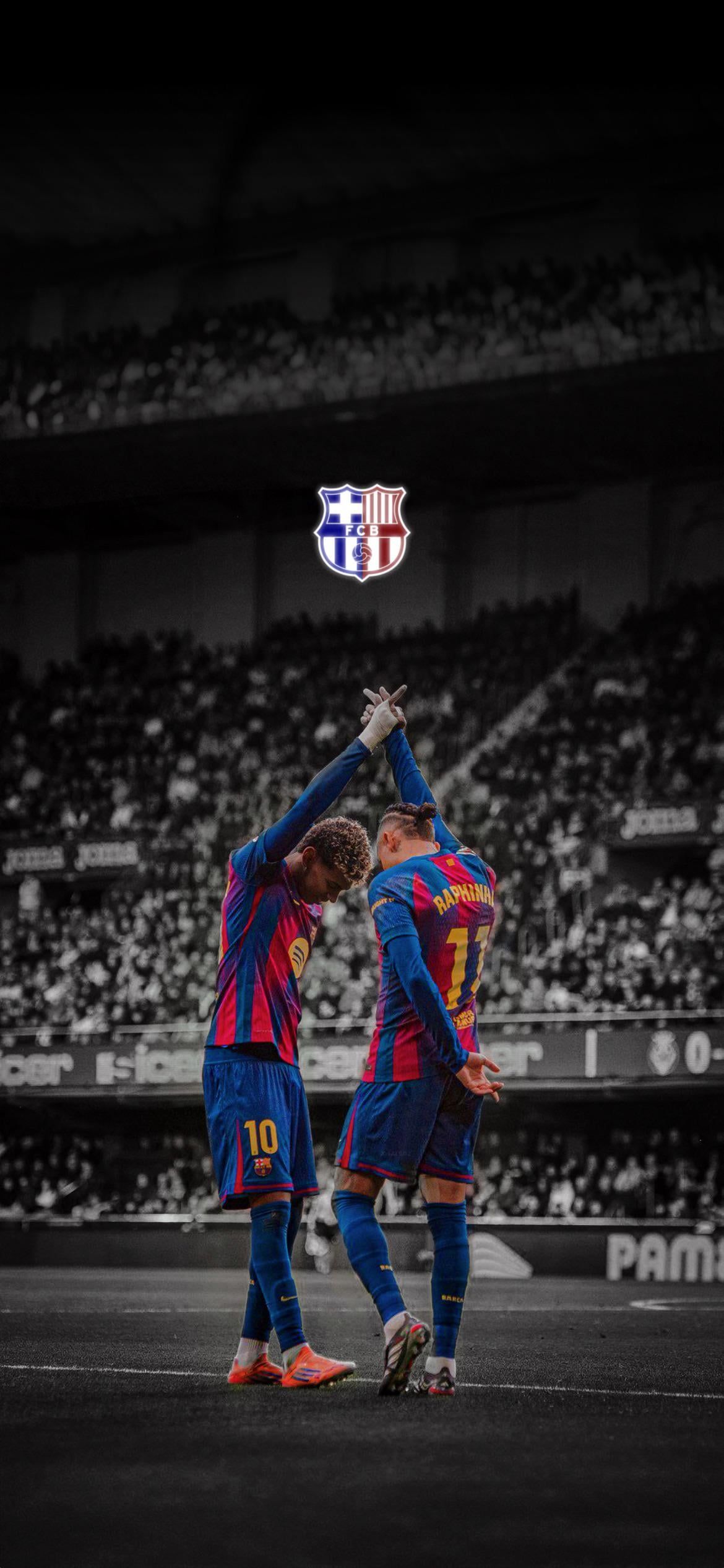 1170x2532 Lamine Yamal & Raphinha Wallpaper I made free to use