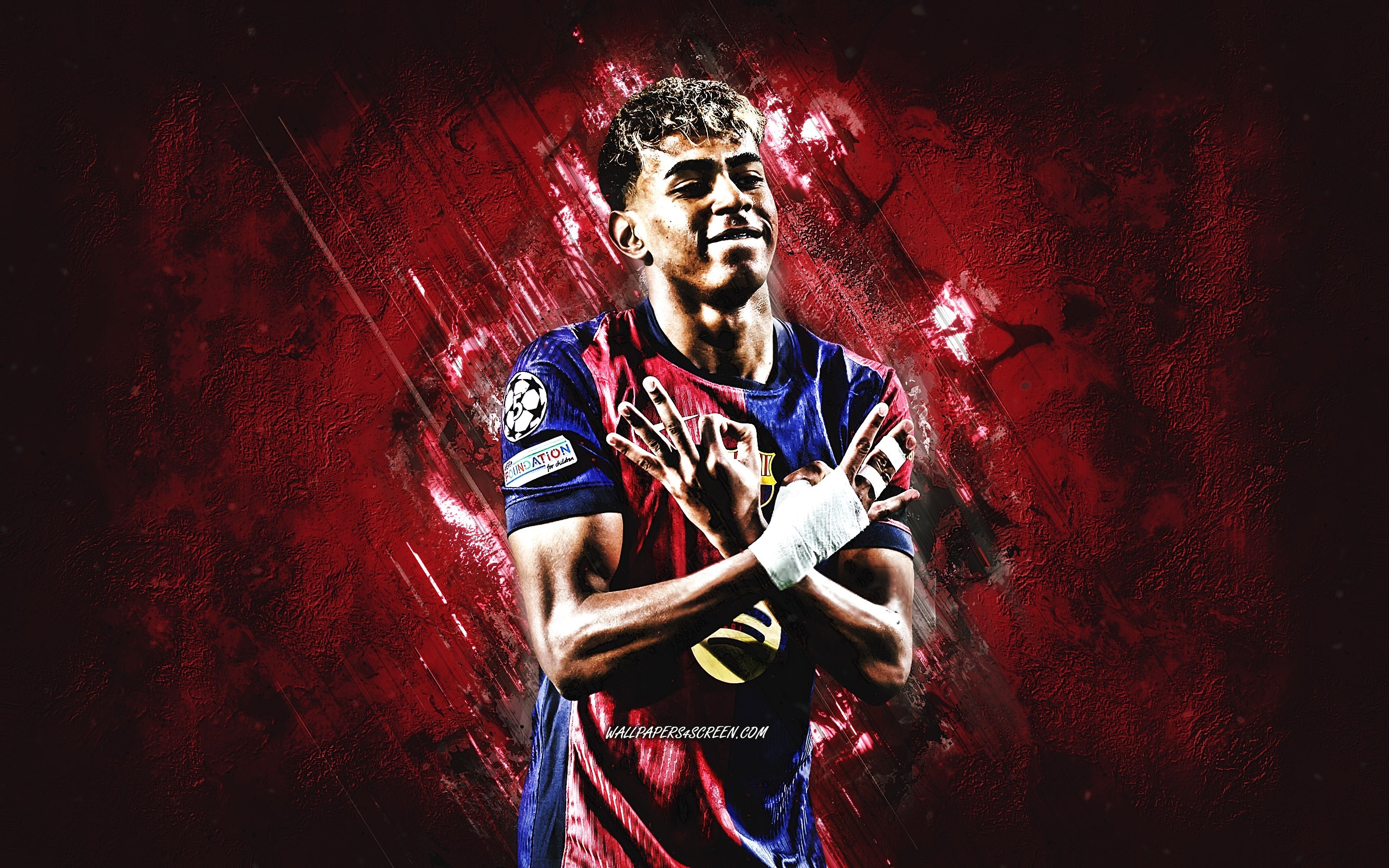 2880x1800 Wallpaper football, soccer, FCB, FC Barcelona, Barca, Spanish, Talent, Lamine Yamal for mobile and desktop, section спорт, resolution 2880x1800