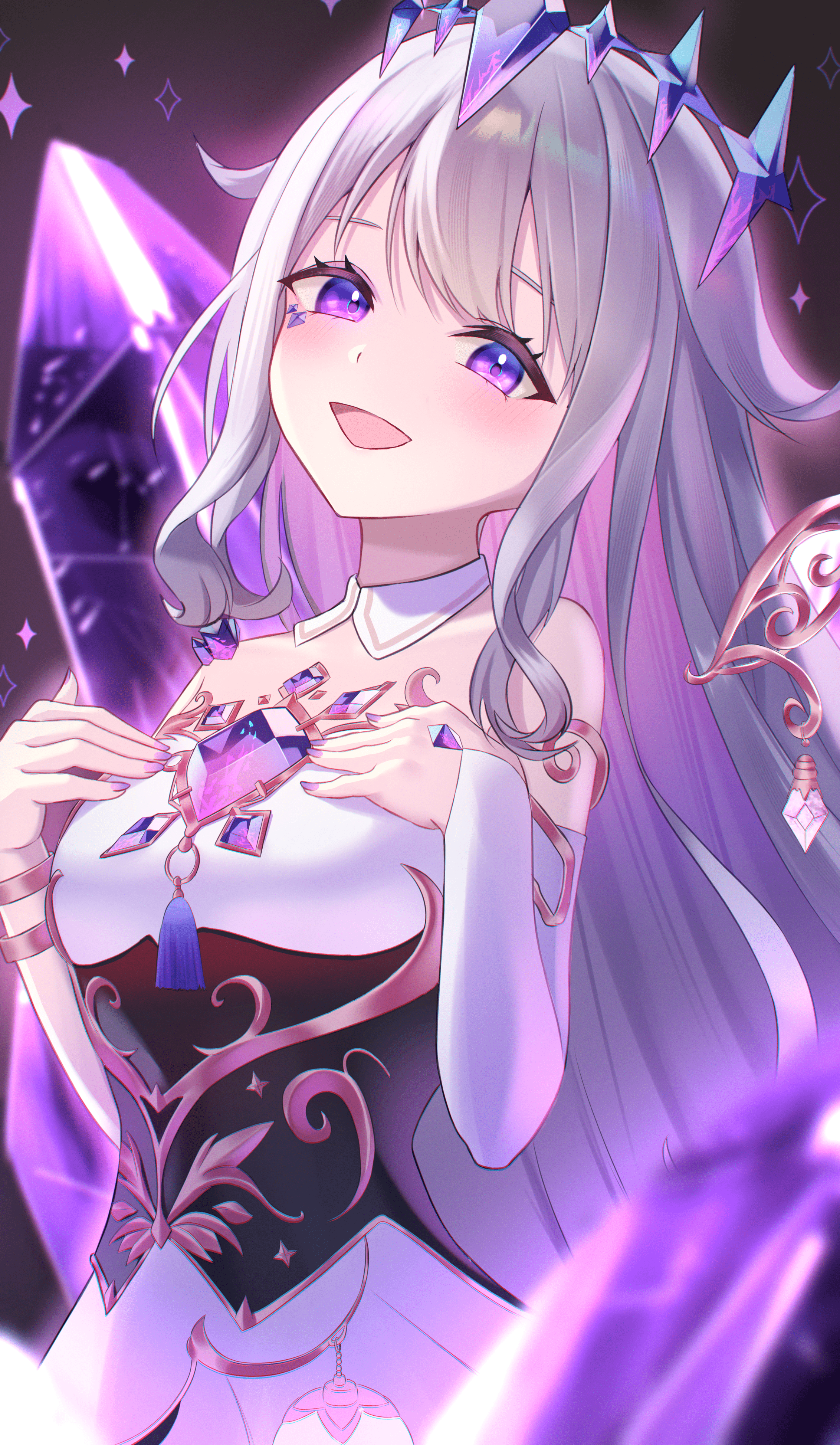 2264x3894 Koseki Bijou Bijou Ch. Wallpaper by ewaaawa Anime Image Board
