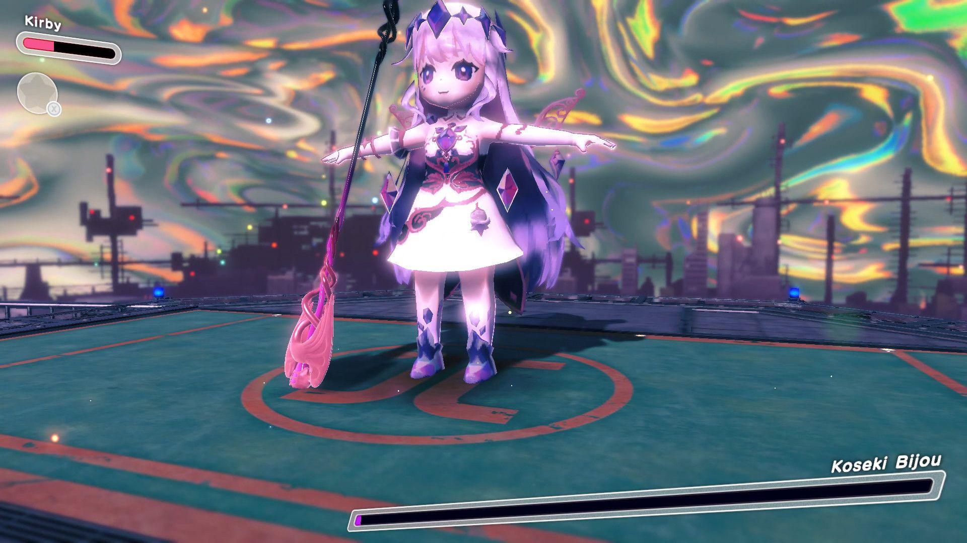 1920x1080 Koseki Bijou Over Chaos Elfilis Mod for Kirby and the Forgotten Land. K:FL Mods