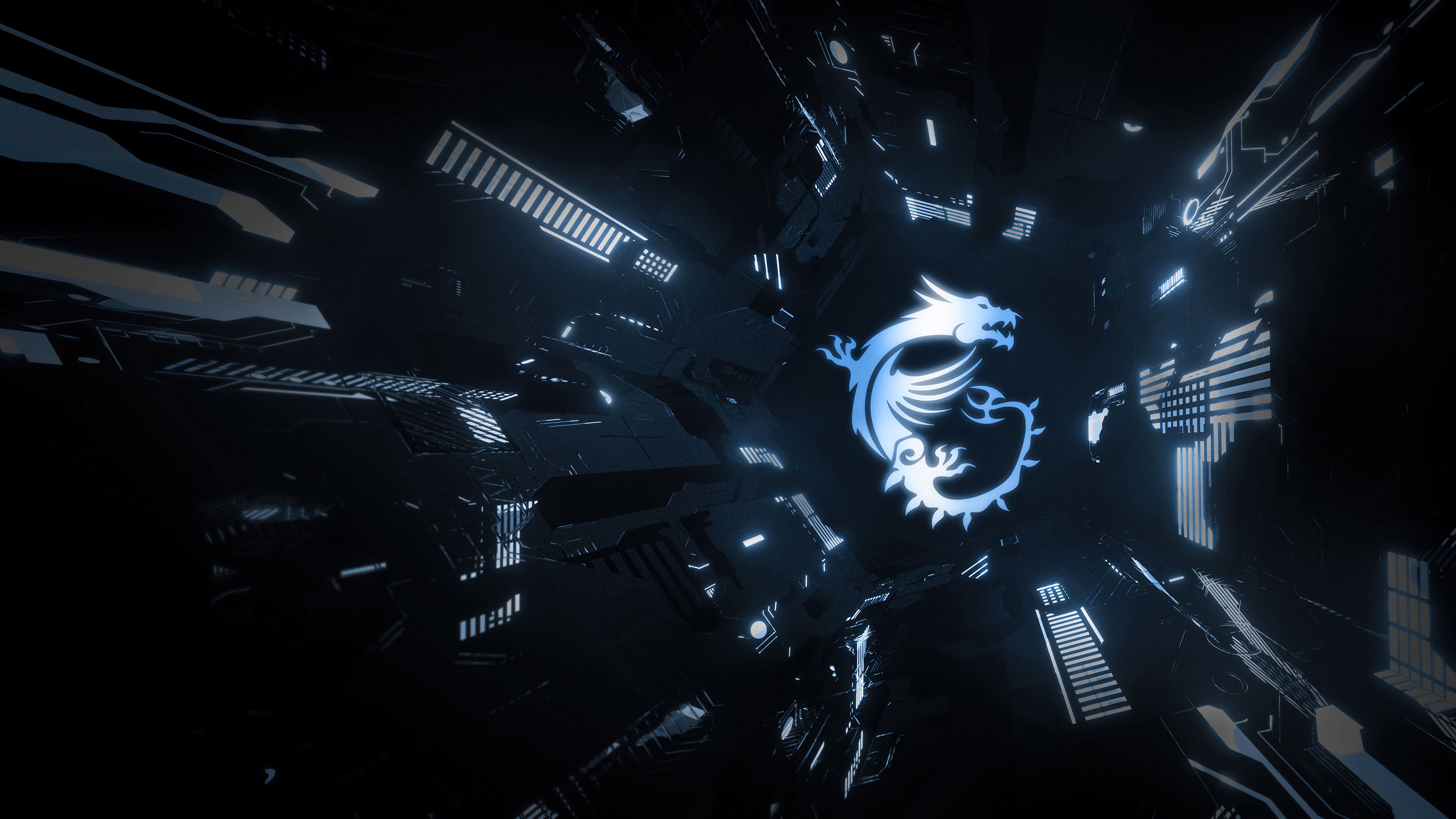 3840x2160 MSi Logo Wallpaper 4K HD PC i