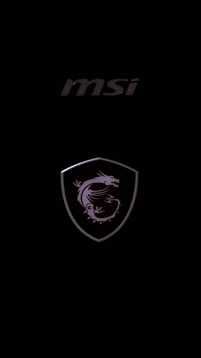 800x1422 MSI, background, black, dark, dragon, fun, laptop, styles, HD phone wallpaper