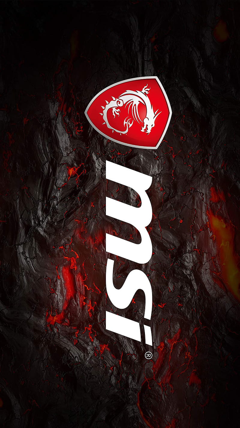 800x1422 MSI gaming, computers, dragon, gaming, laptops, logo, logos, msi, HD phone wallpaper